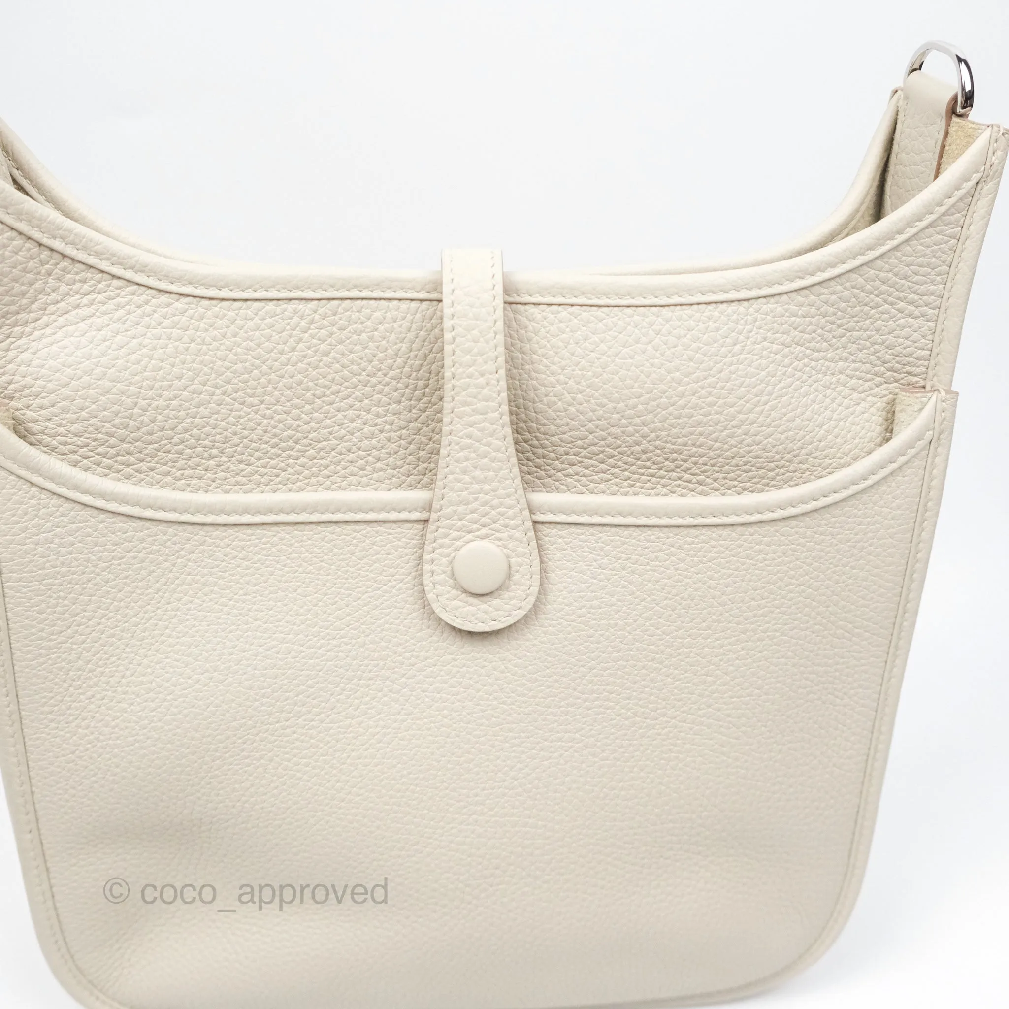 Hermes Evelyne III 29 Beton Clemence Palladium Hardware
