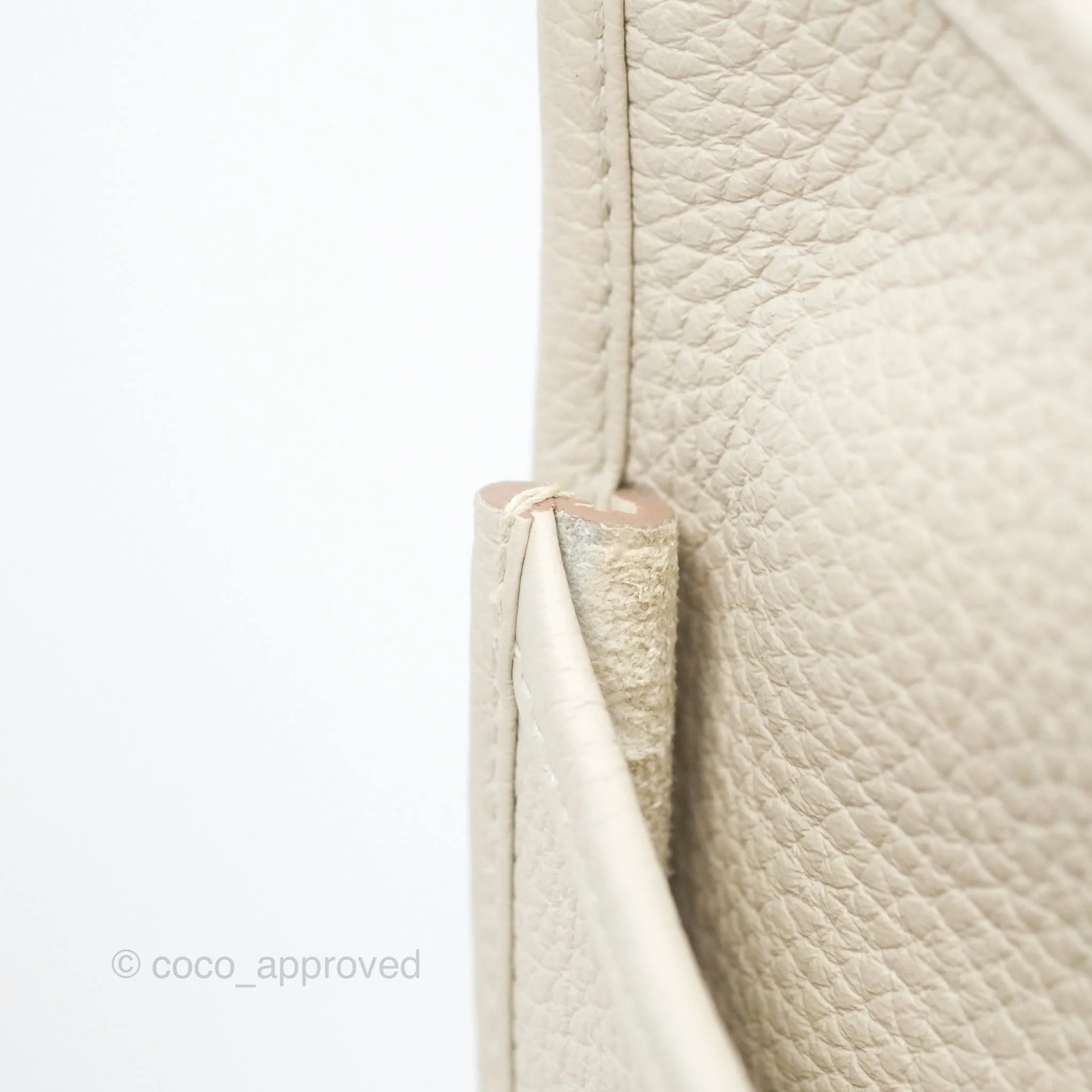 Hermes Evelyne III 29 Beton Clemence Palladium Hardware