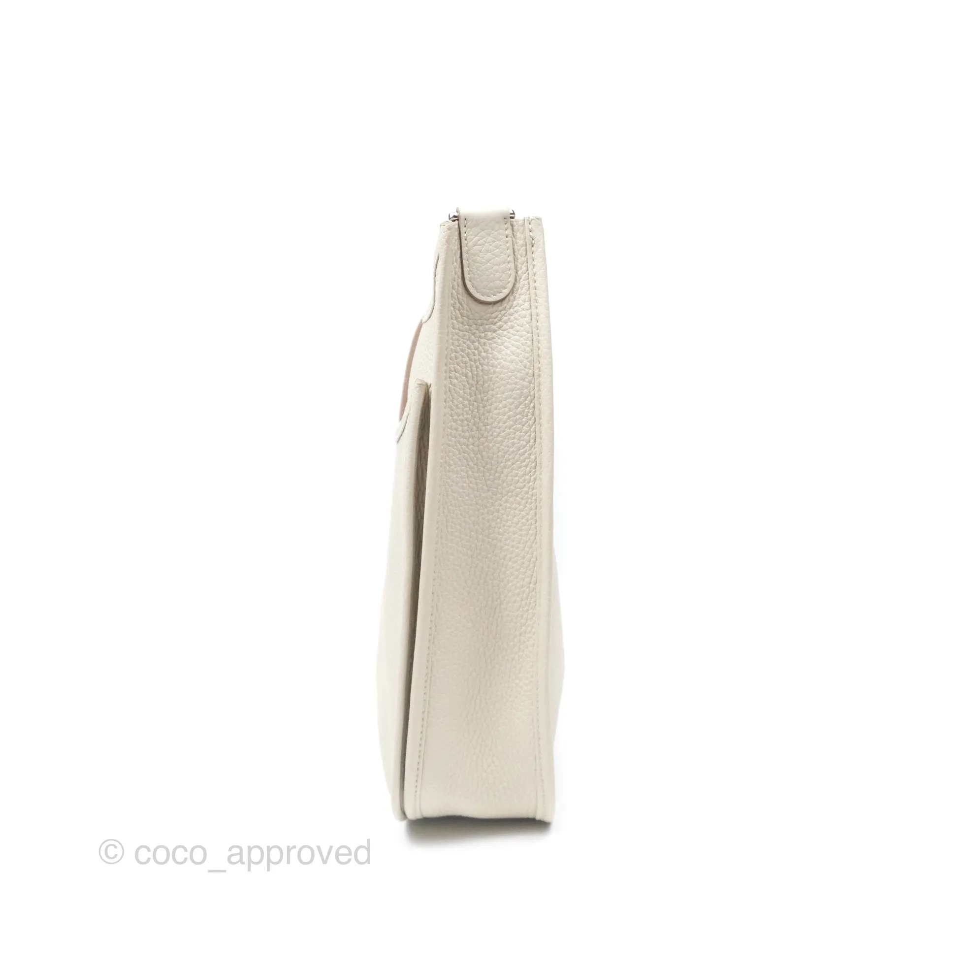Hermes Evelyne III 29 Beton Clemence Palladium Hardware