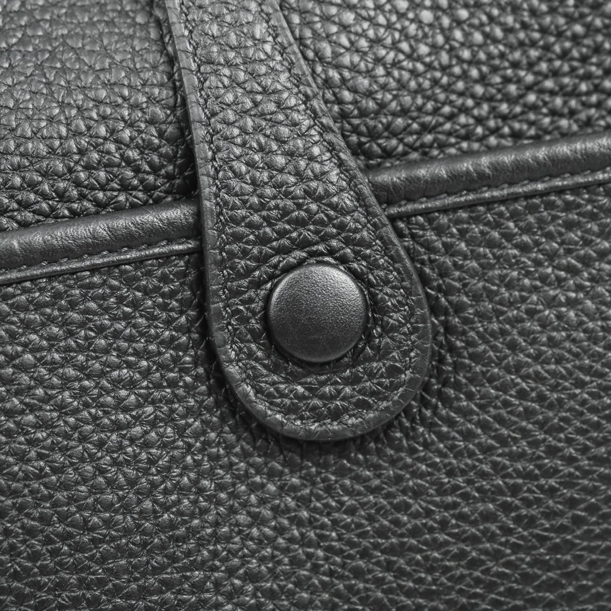 Hermes Evelyne III 29 Black Clemence Silver Hardware