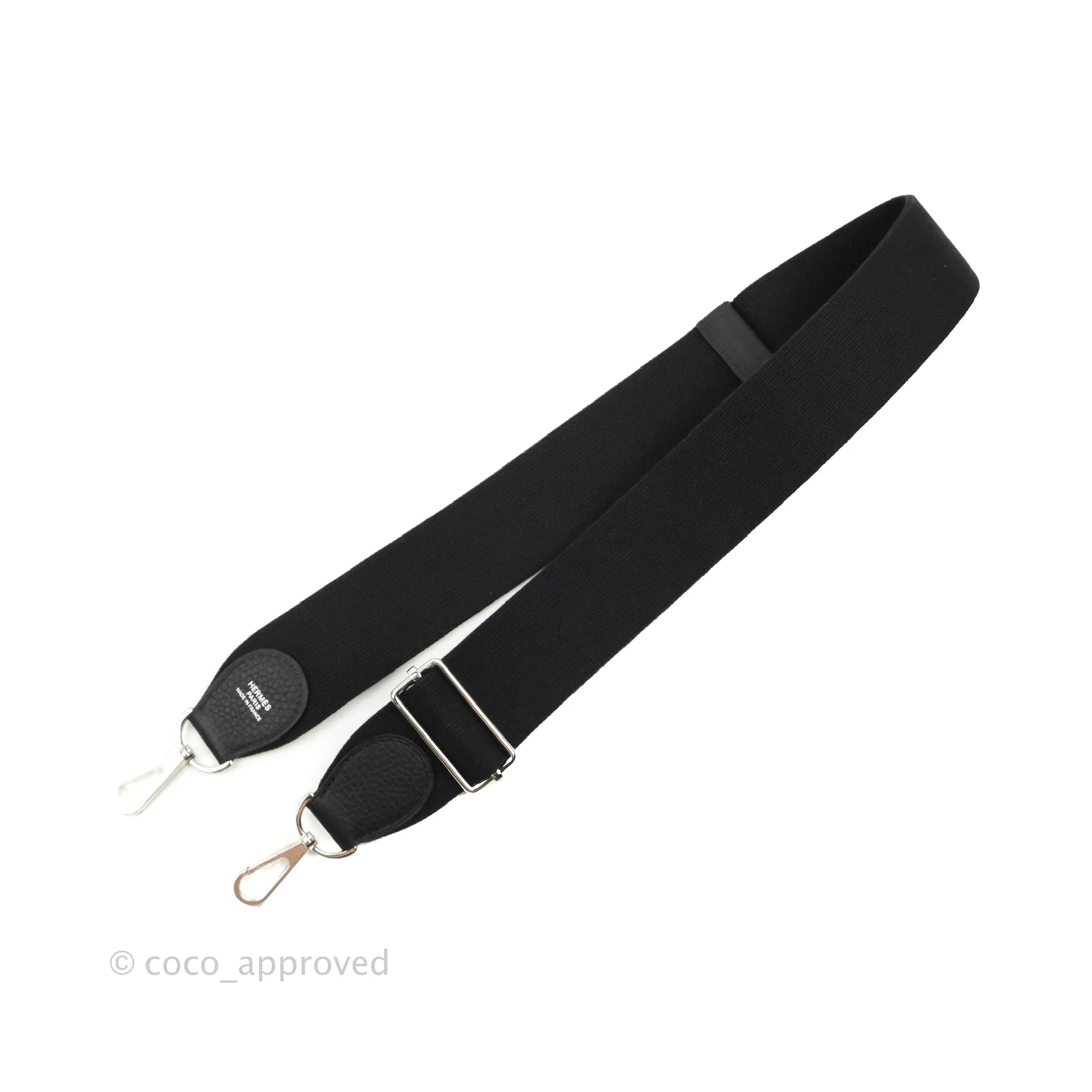 Hermes Evelyne III 29 Black Clemence Silver Hardware