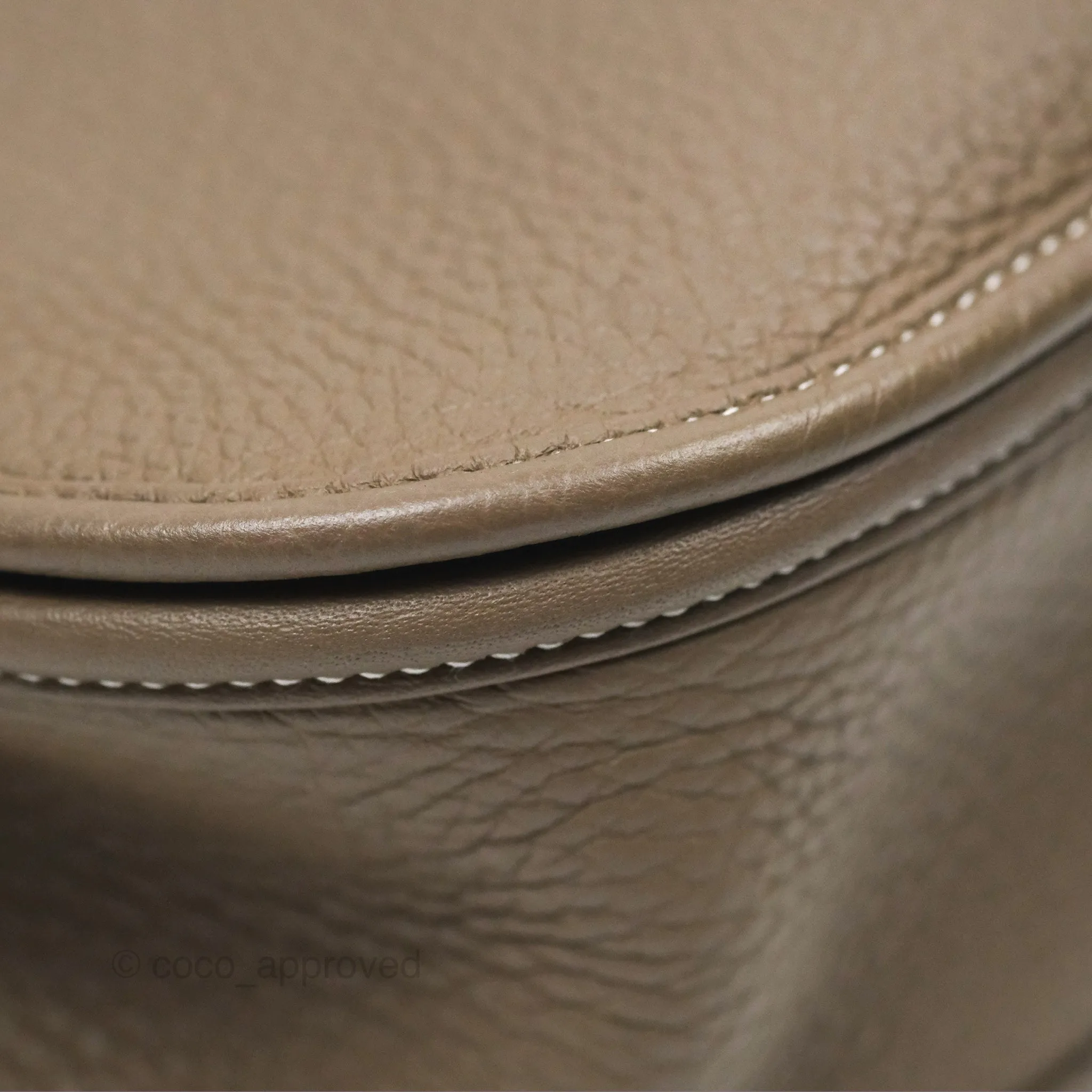 Hermes Evelyne III 29 Etoupe 18 Clemence Palladium Hardware