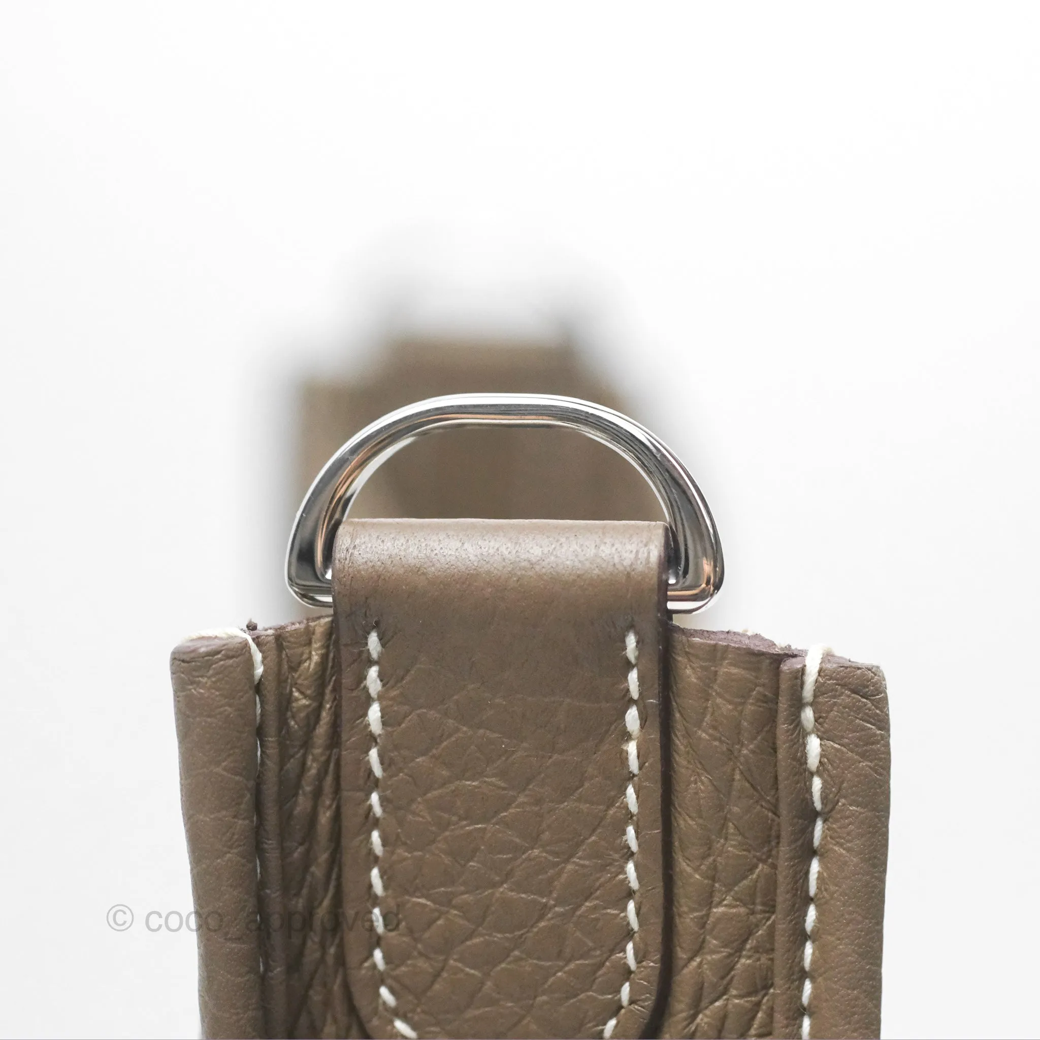 Hermes Evelyne III 29 Etoupe 18 Clemence Palladium Hardware