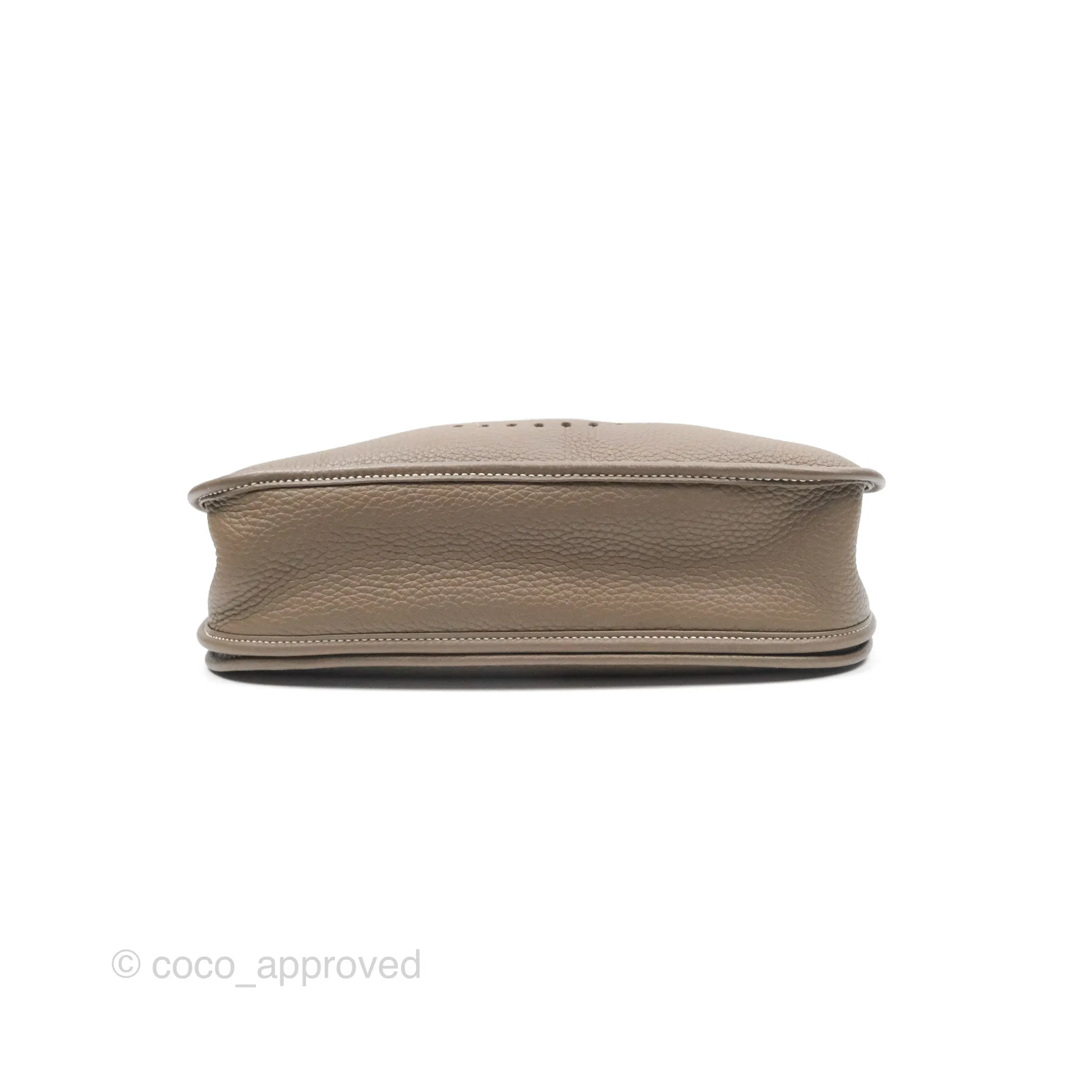 Hermes Evelyne III 29 Etoupe 18 Clemence Palladium Hardware