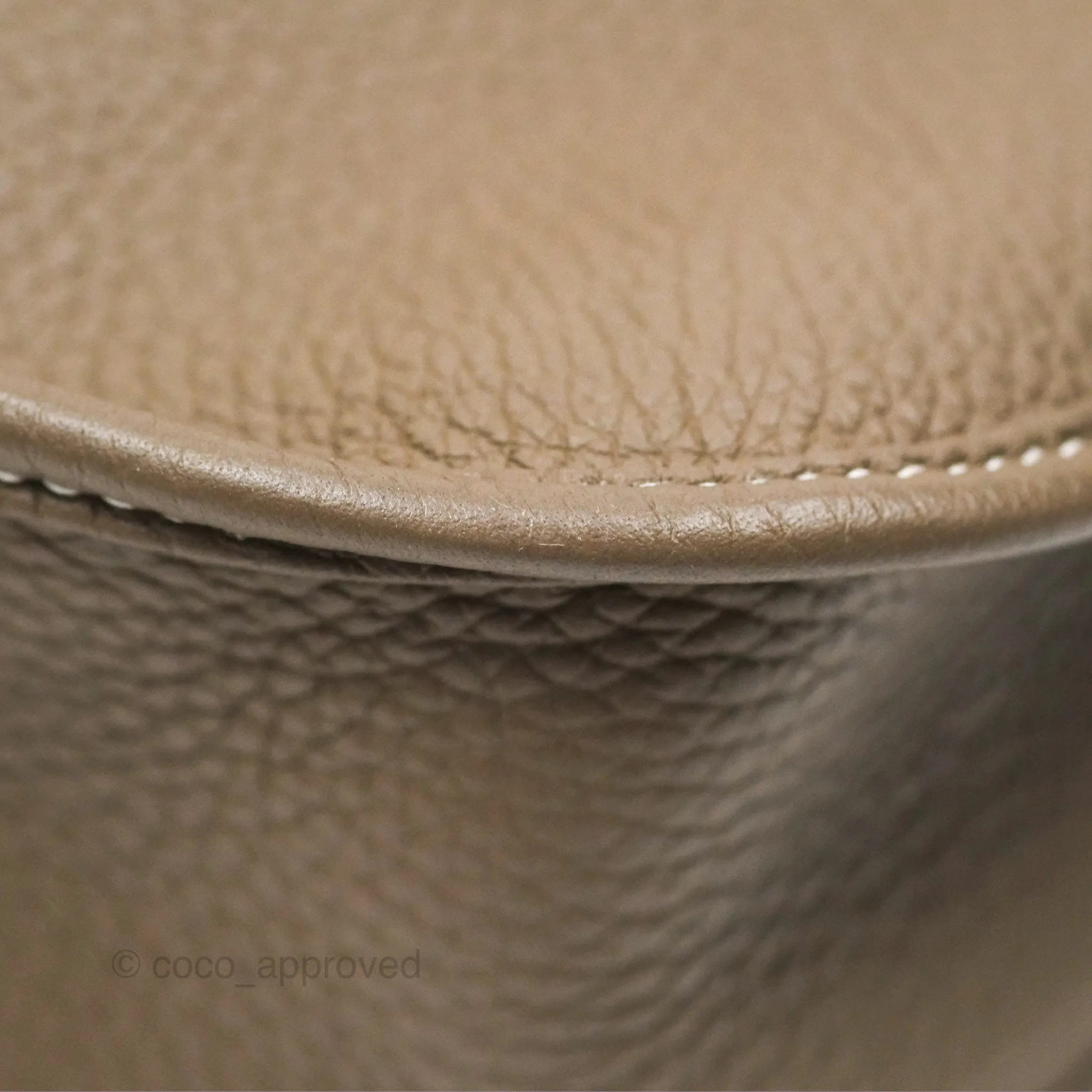 Hermes Evelyne III 29 Etoupe 18 Clemence Palladium Hardware