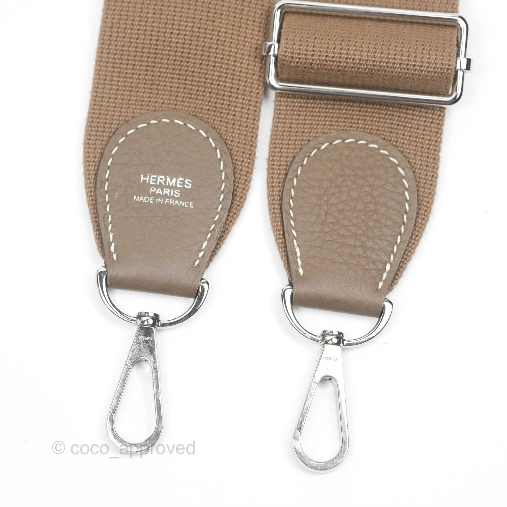 Hermes Evelyne III 29 Etoupe 18 Clemence Palladium Hardware