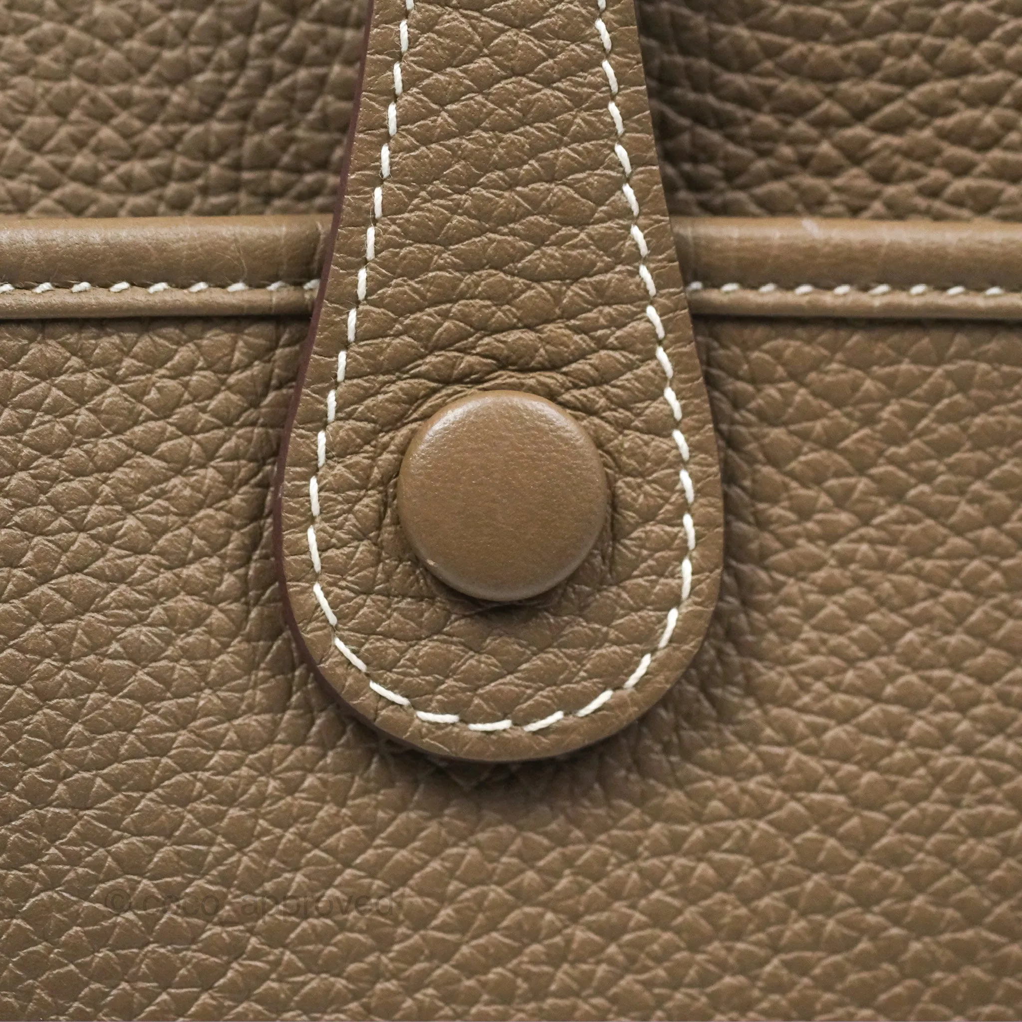 Hermes Evelyne III 29 Etoupe 18 Clemence Palladium Hardware
