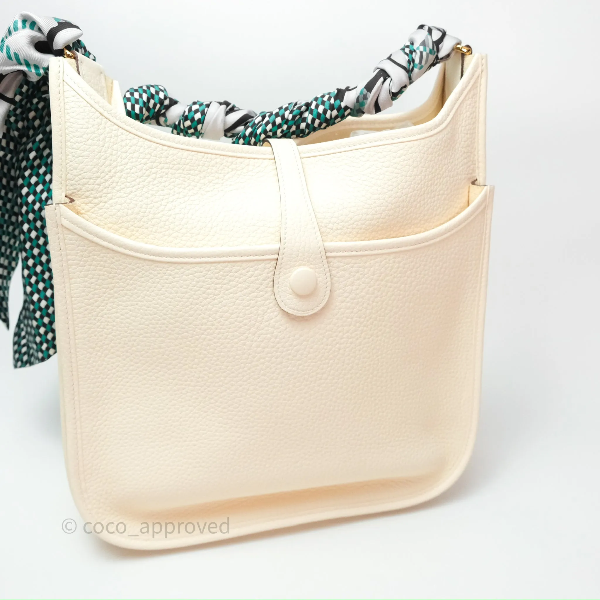 Hermes Evelyne III 29 Nata Clemence Gold Hardware