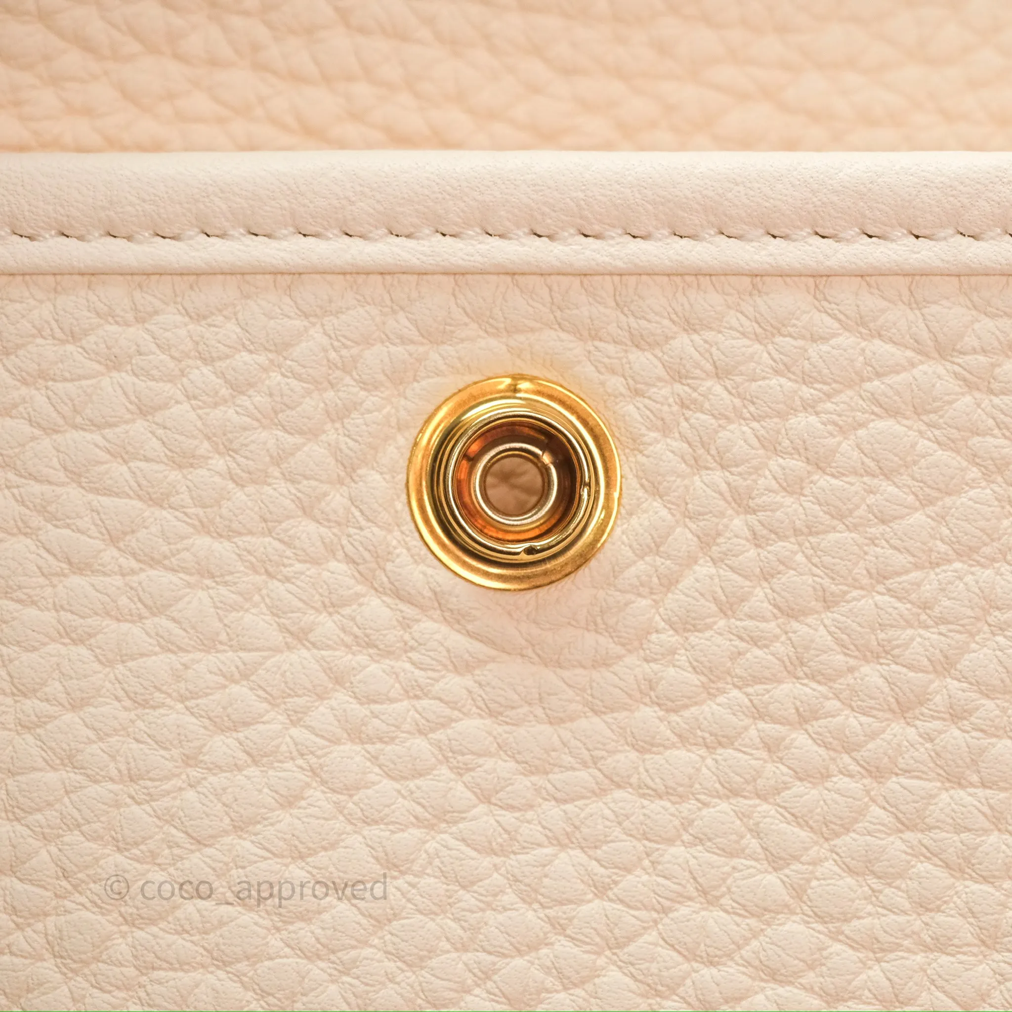 Hermes Evelyne III 29 Nata Clemence Gold Hardware