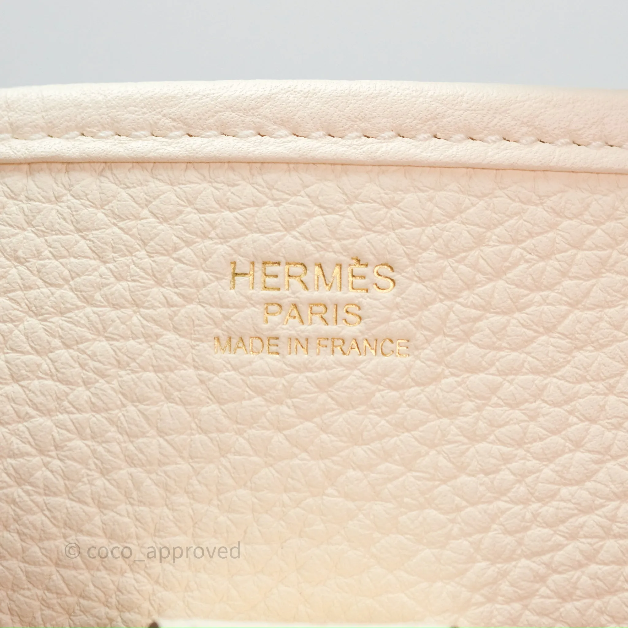 Hermes Evelyne III 29 Nata Clemence Gold Hardware