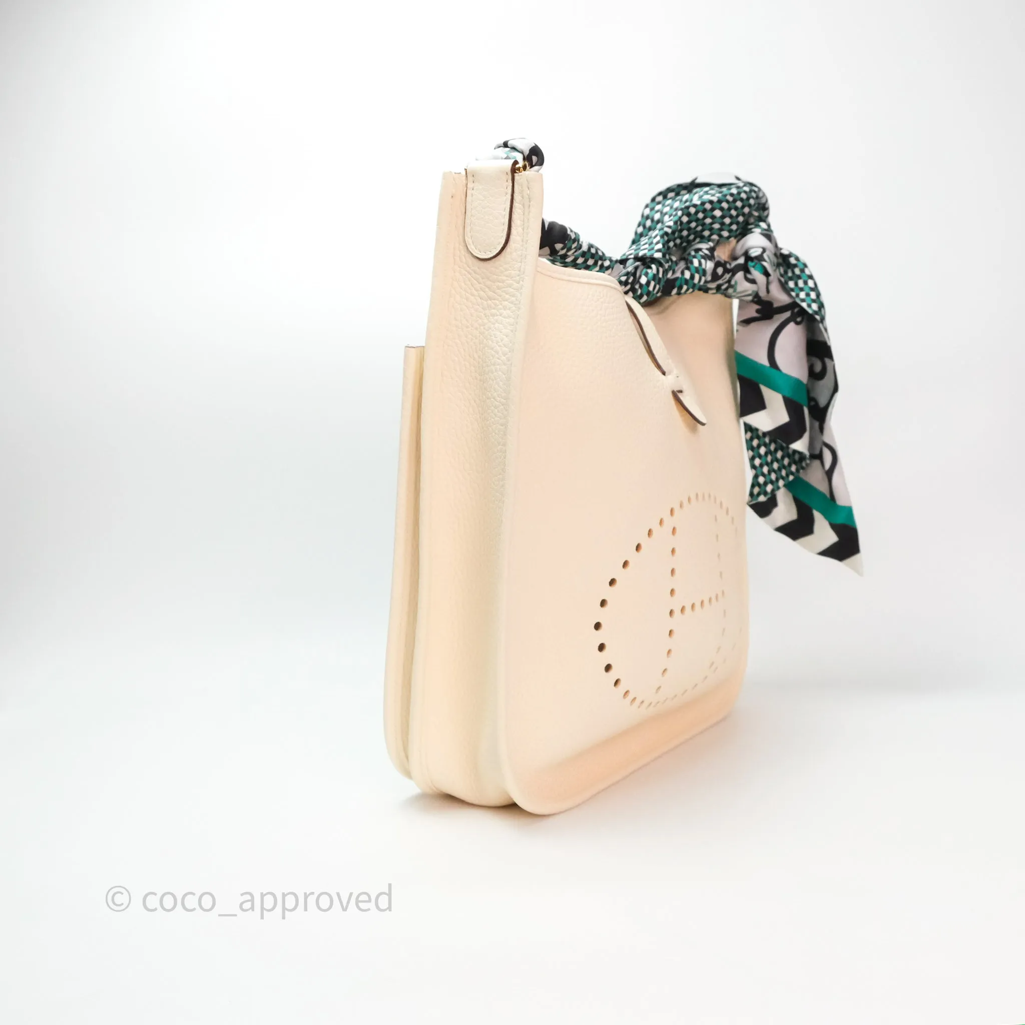 Hermes Evelyne III 29 Nata Clemence Gold Hardware