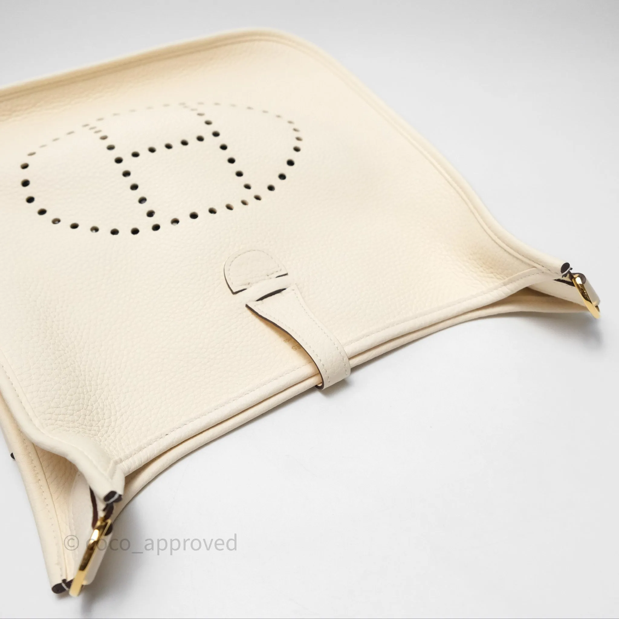 Hermes Evelyne III 29 Nata Clemence Gold Hardware