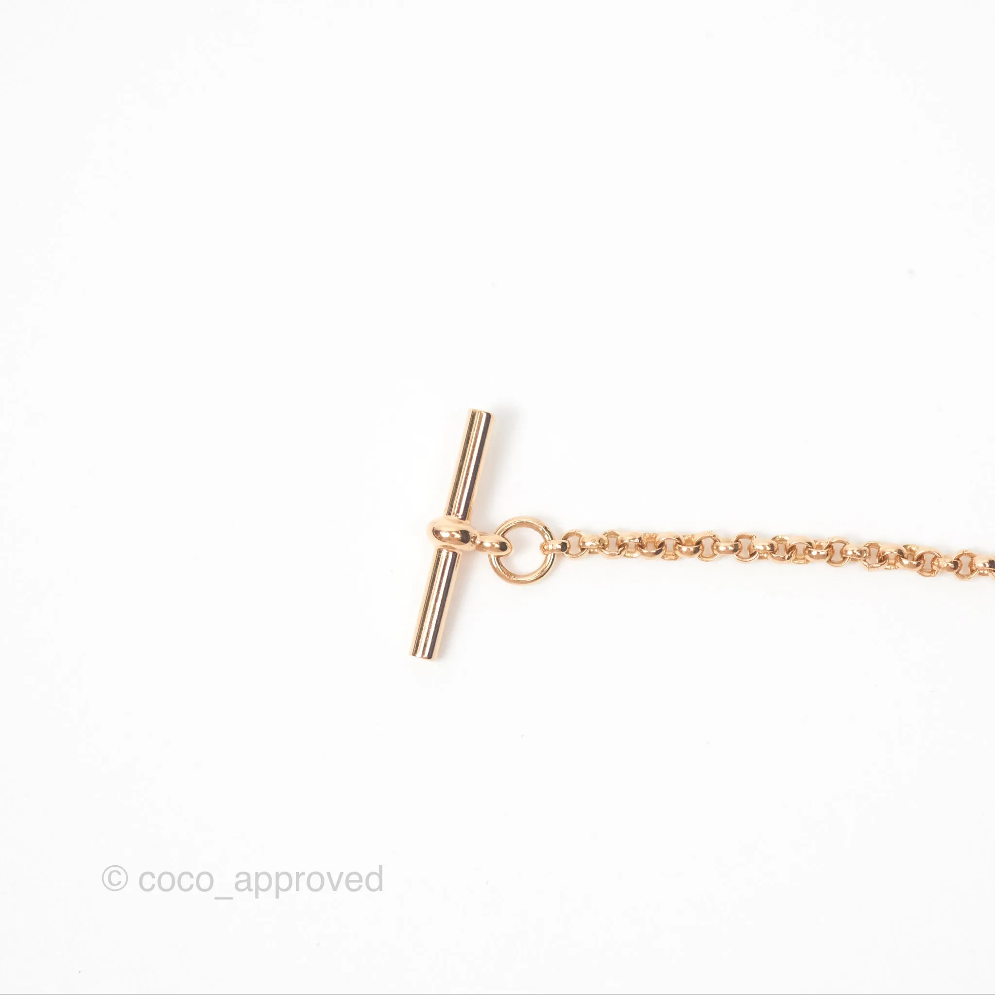 Hermes Ex-Libris Bracelet Rose Gold