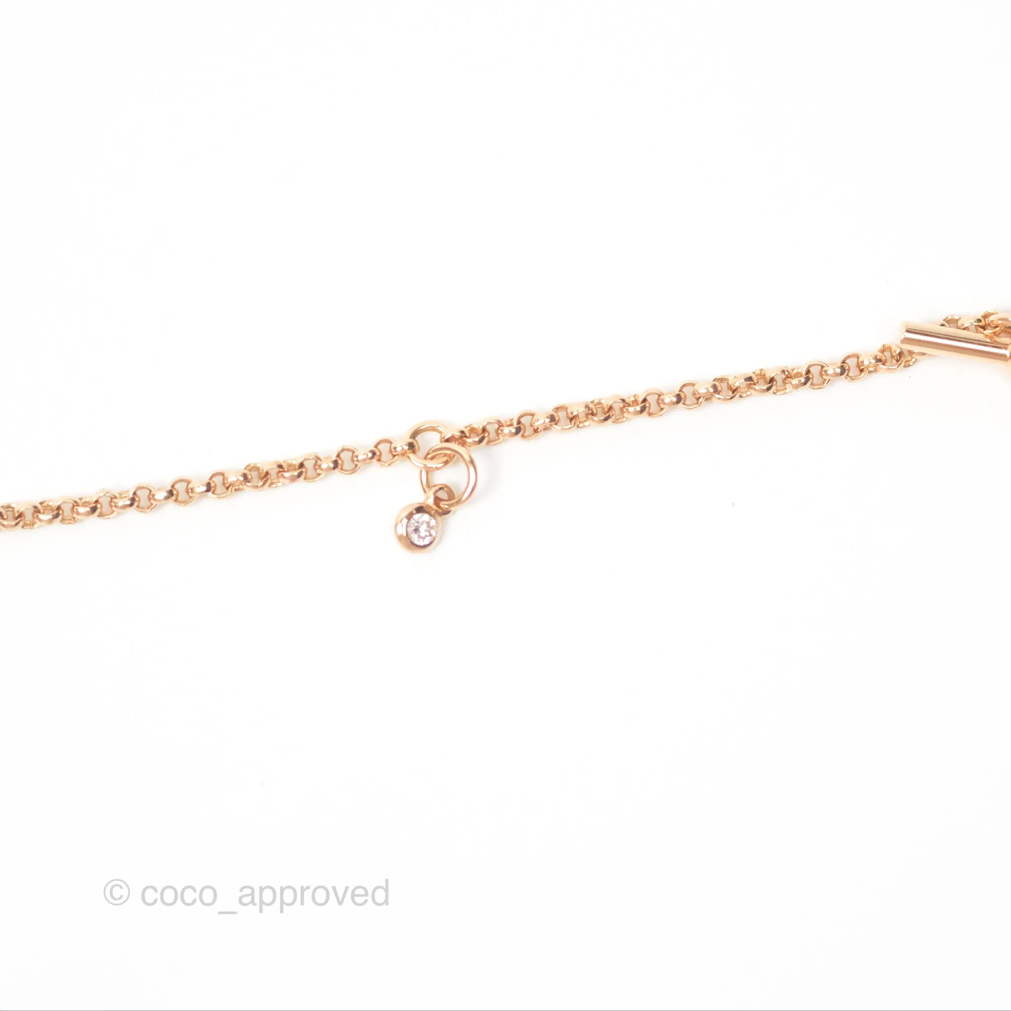 Hermes Ex-Libris Bracelet Rose Gold