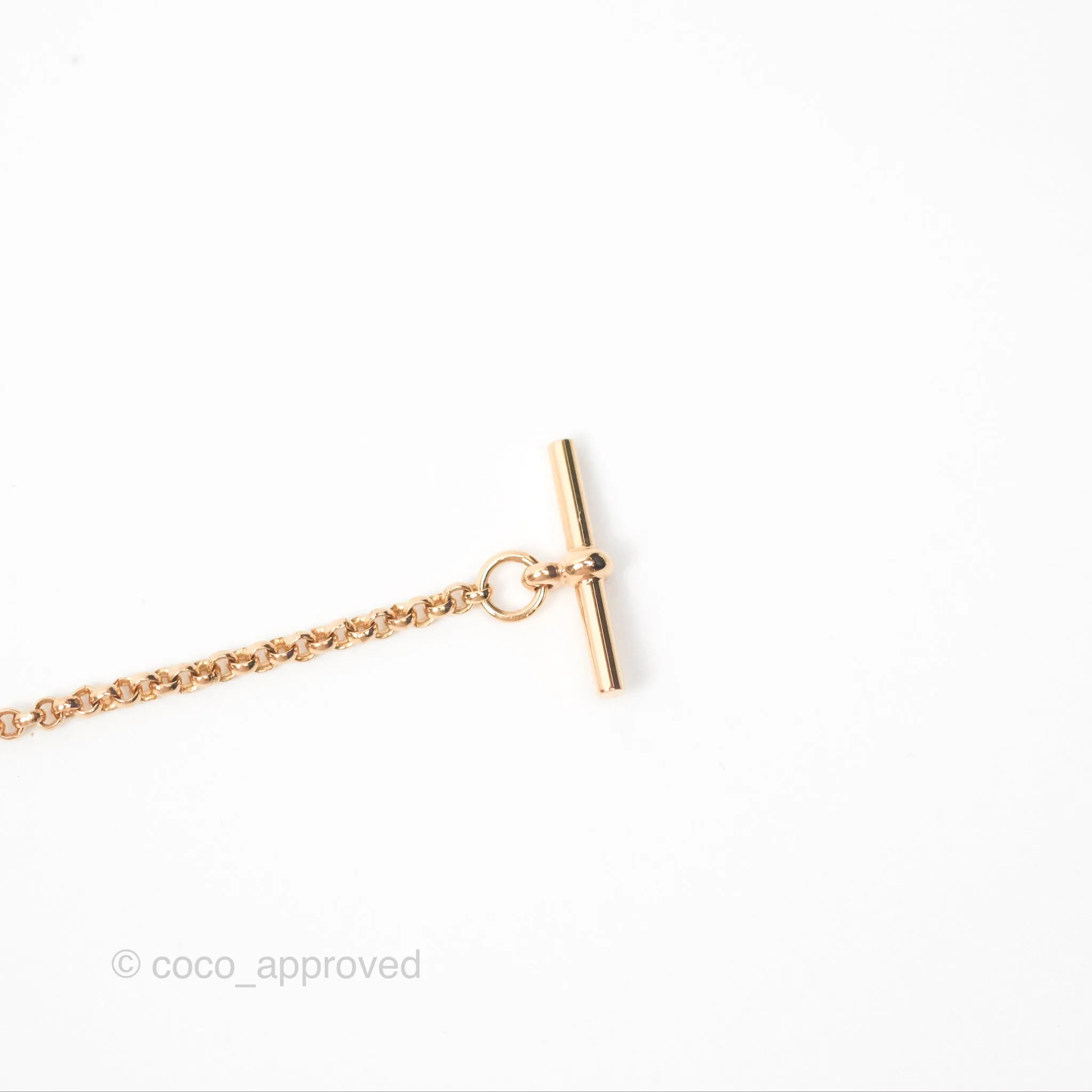 Hermes Ex-Libris Bracelet Rose Gold
