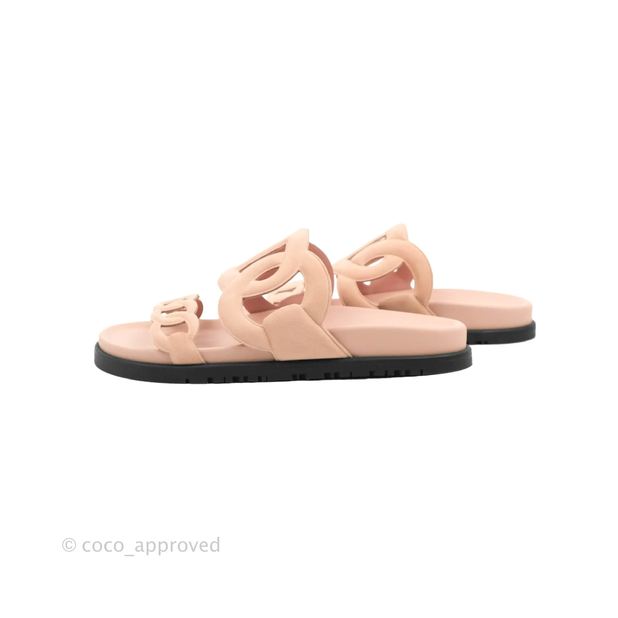 Hermes Extra Sandal Rose Opaline Size 36.5