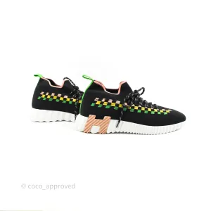 Hermes Flex Maille Bolduc Sneakers Multicolore Noir Size 39