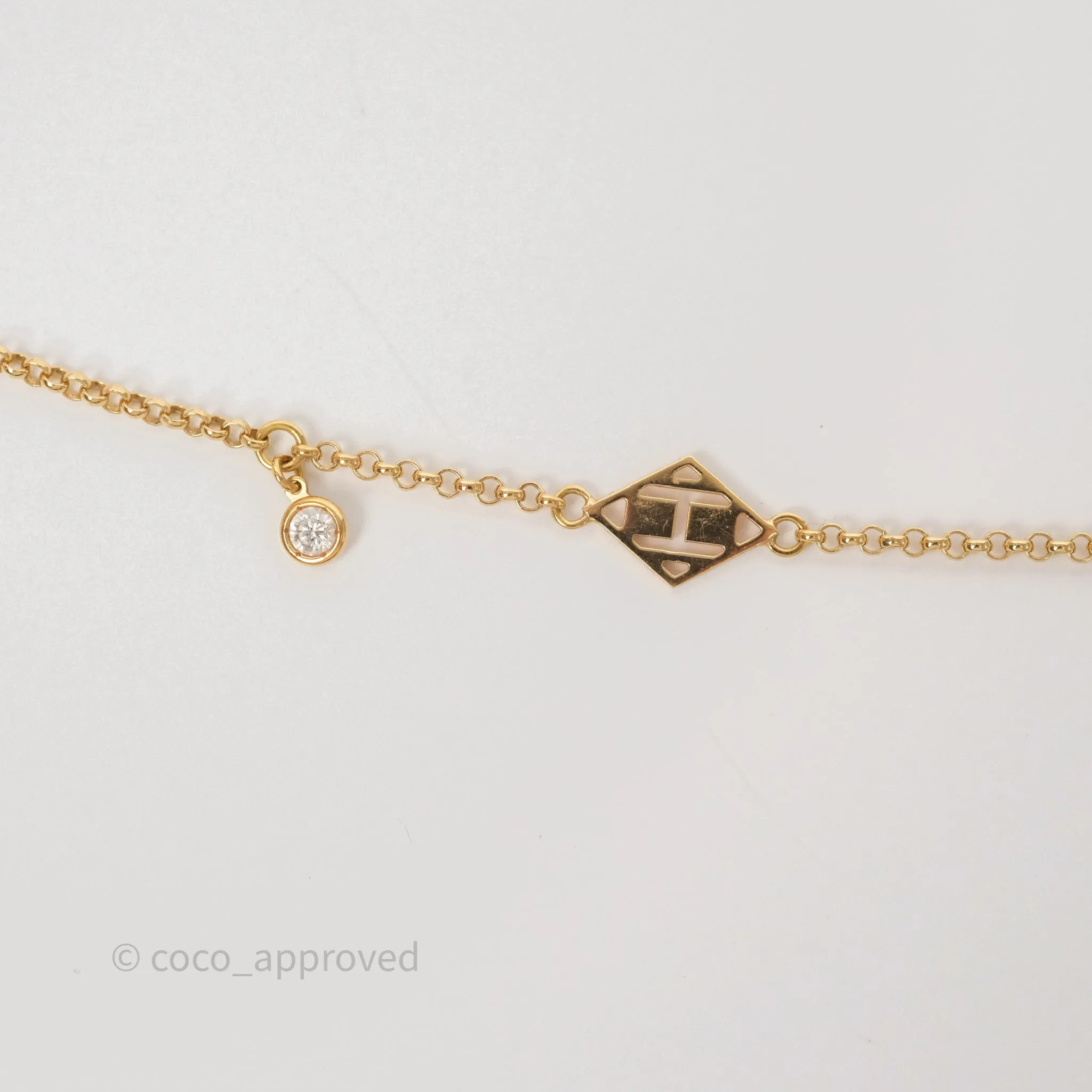 Hermes Gambade Bracelet Diamond 18K Rose Gold