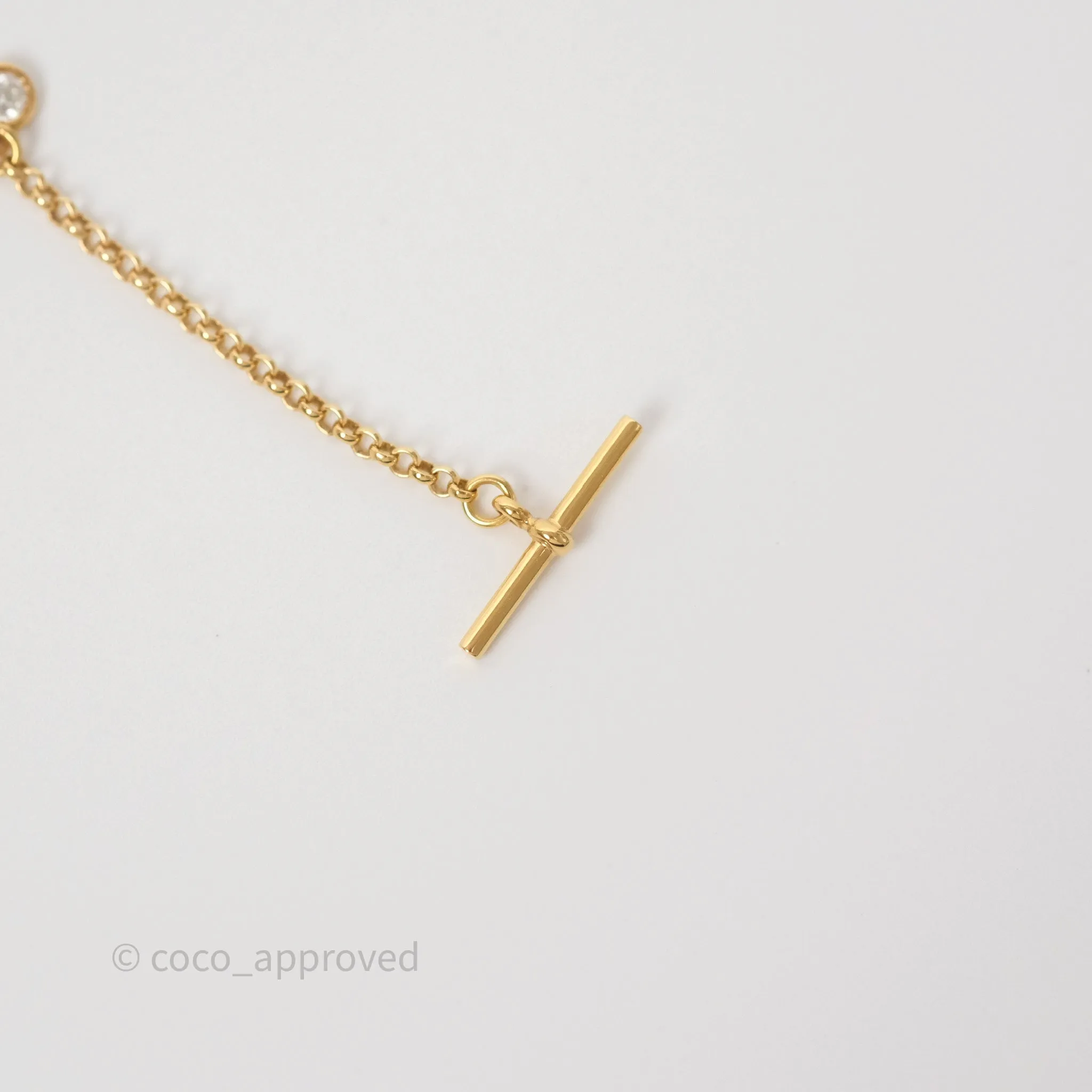 Hermes Gambade Bracelet Diamond 18K Rose Gold