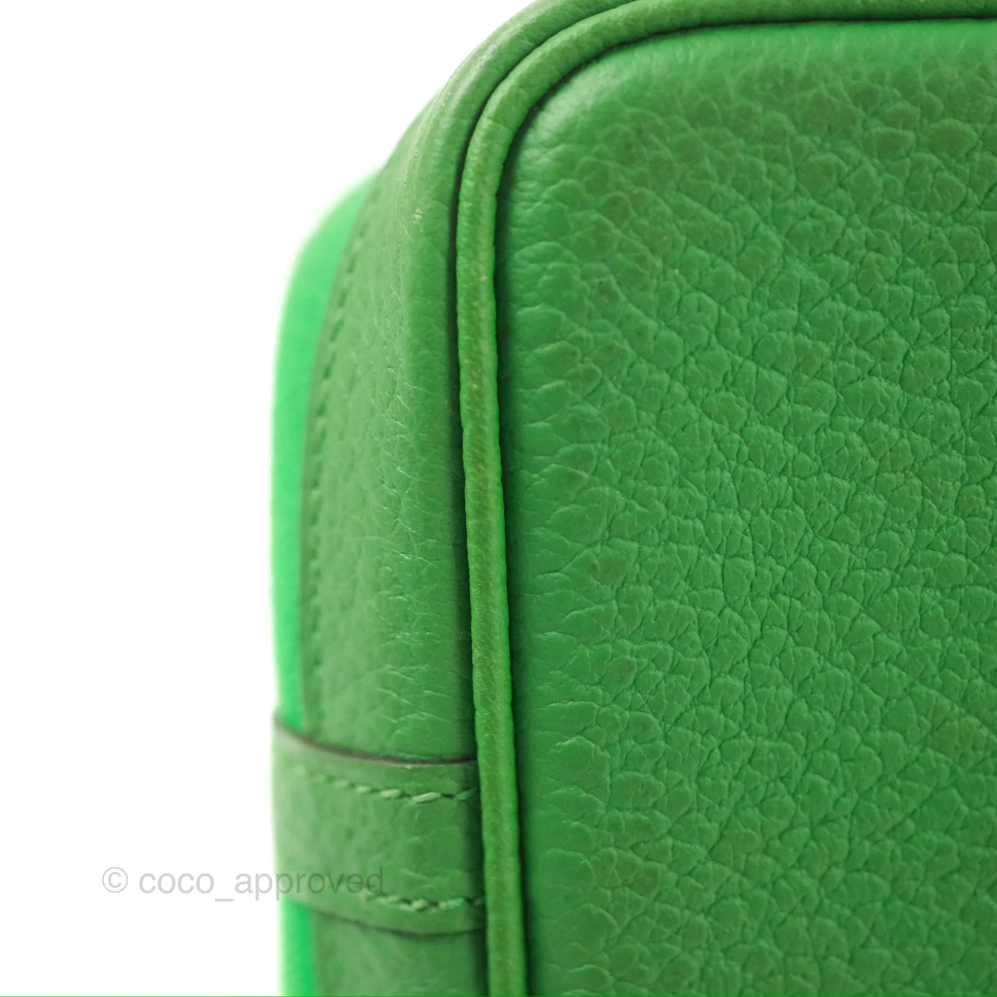 Hermes Garden Party 30 Bamboo Negonda Canvas