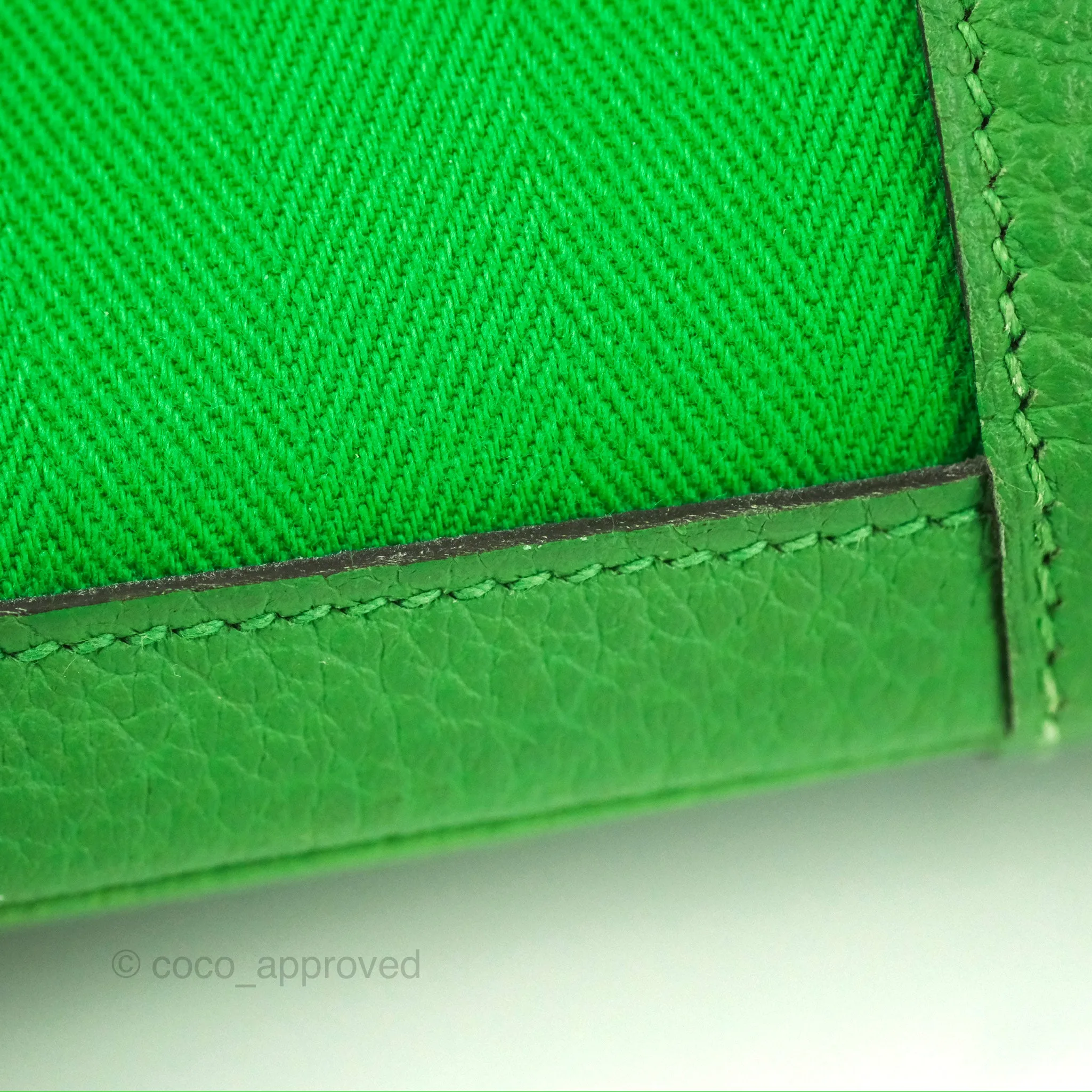 Hermes Garden Party 30 Bamboo Negonda Canvas