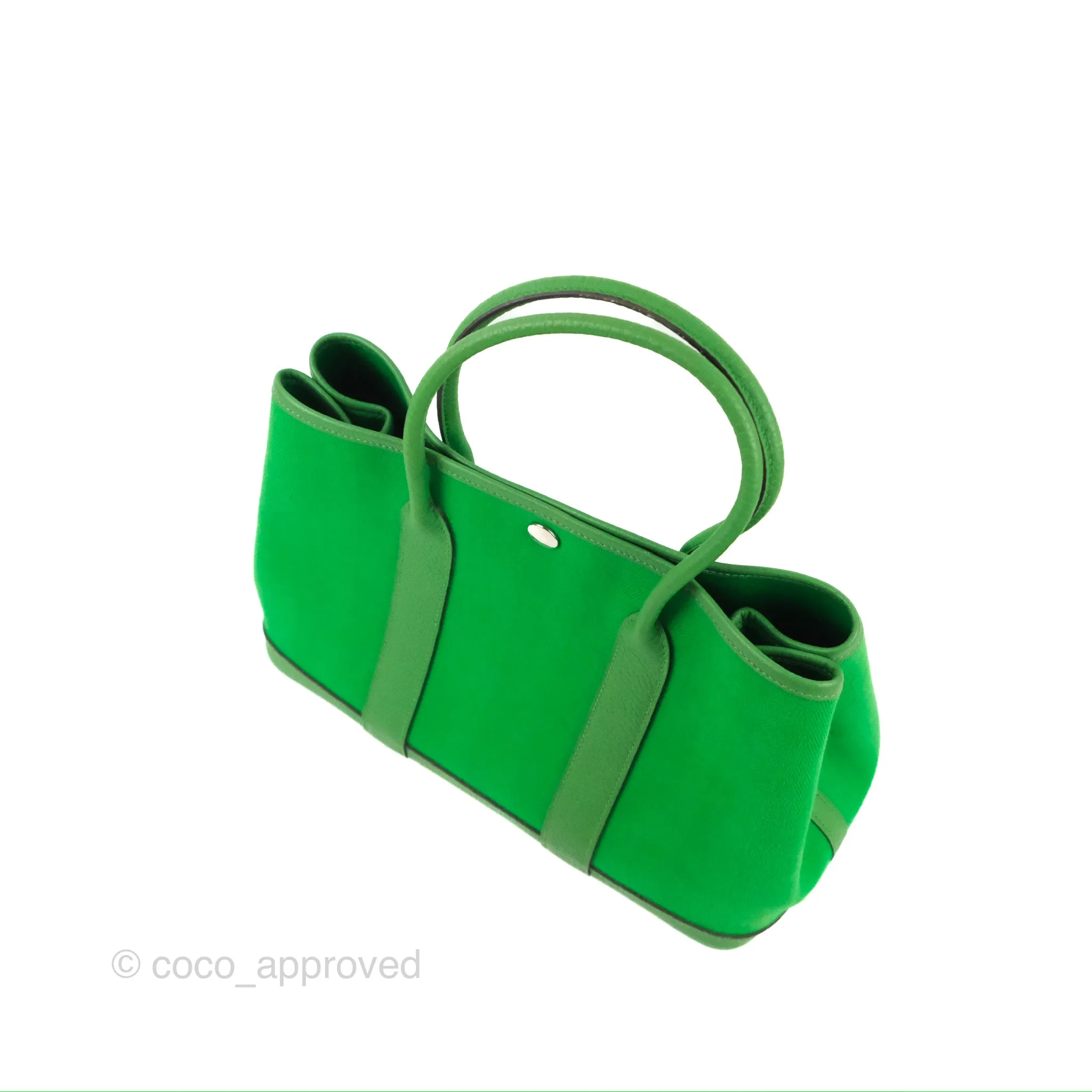 Hermes Garden Party 30 Bamboo Negonda Canvas
