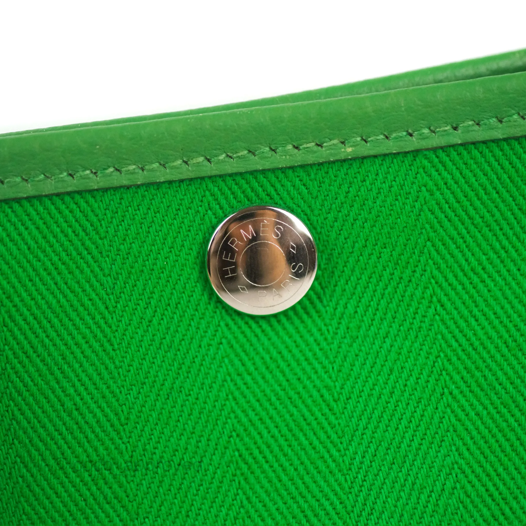 Hermes Garden Party 30 Bamboo Negonda Canvas