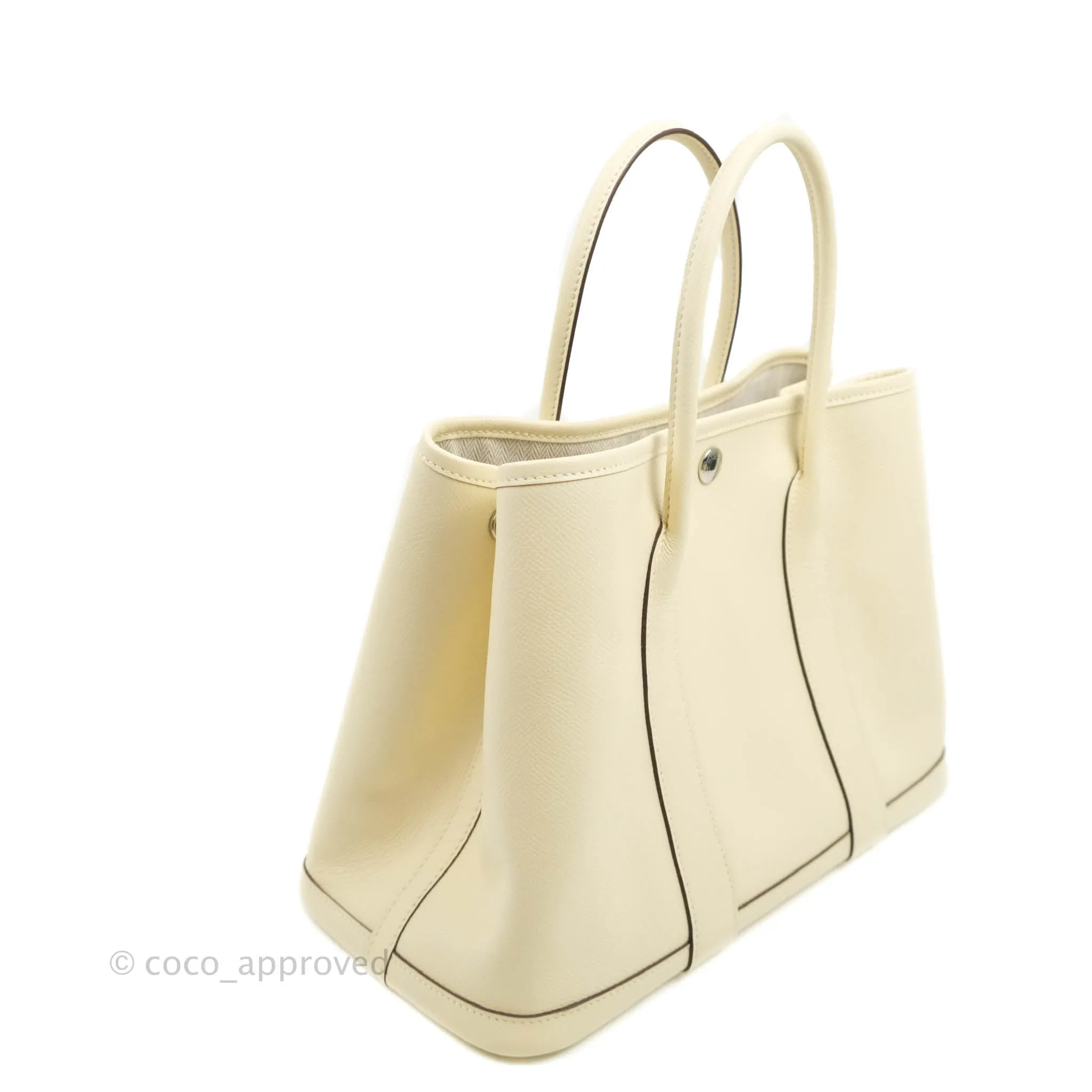 Hermes Garden Party 30 I2 Nata Epsom