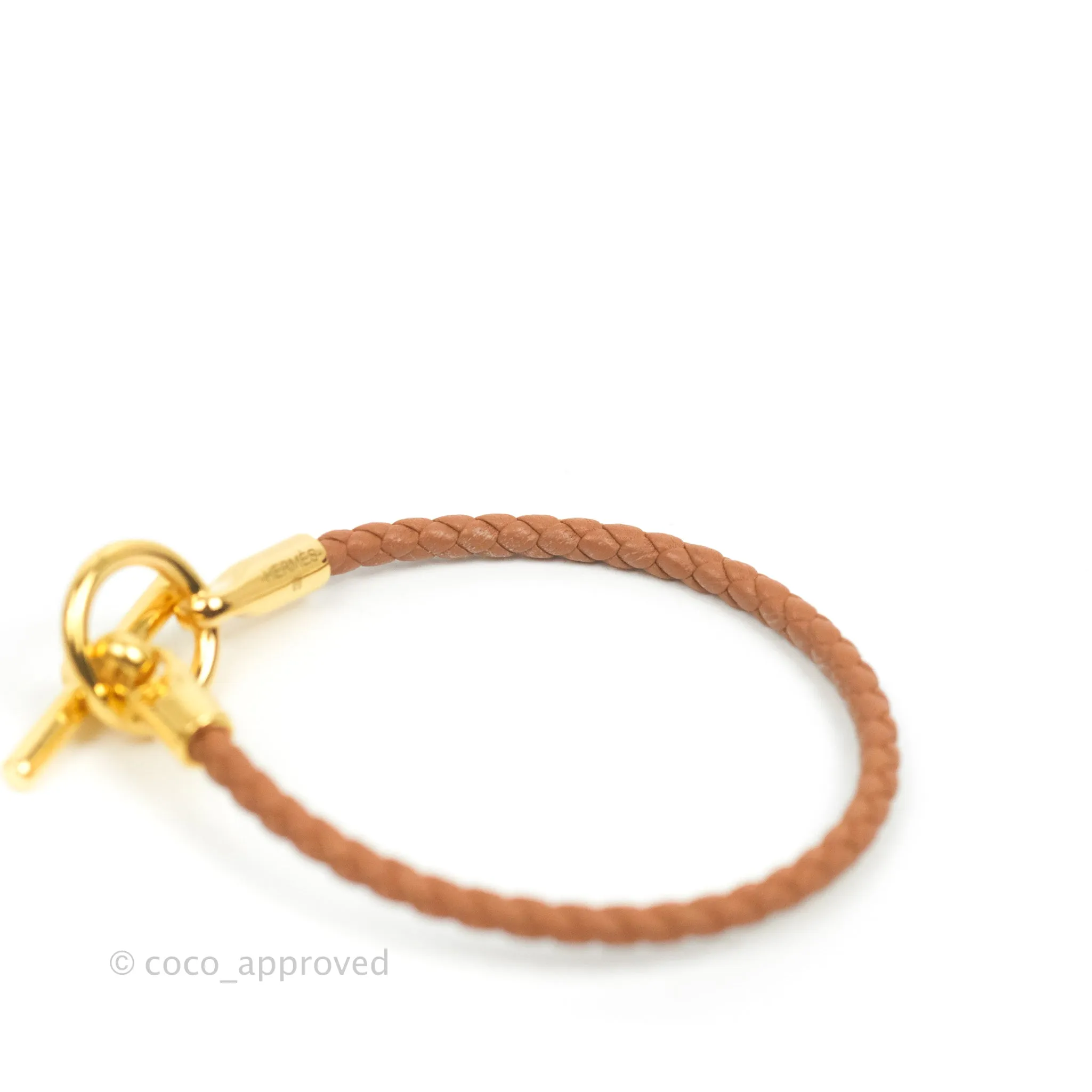 Hermes Glenan Bracelet Gold Swift