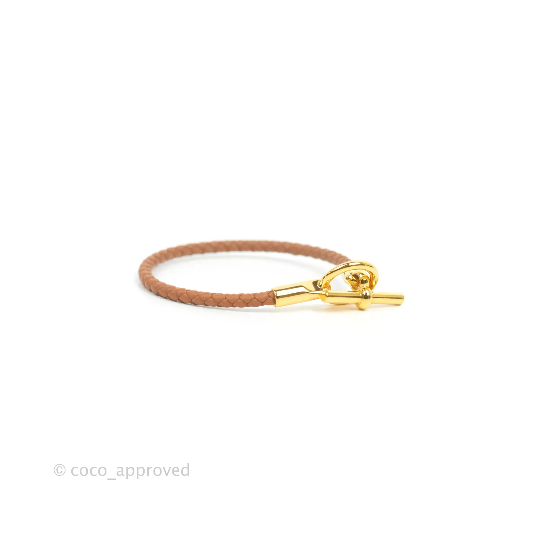 Hermes Glenan Bracelet Gold Swift