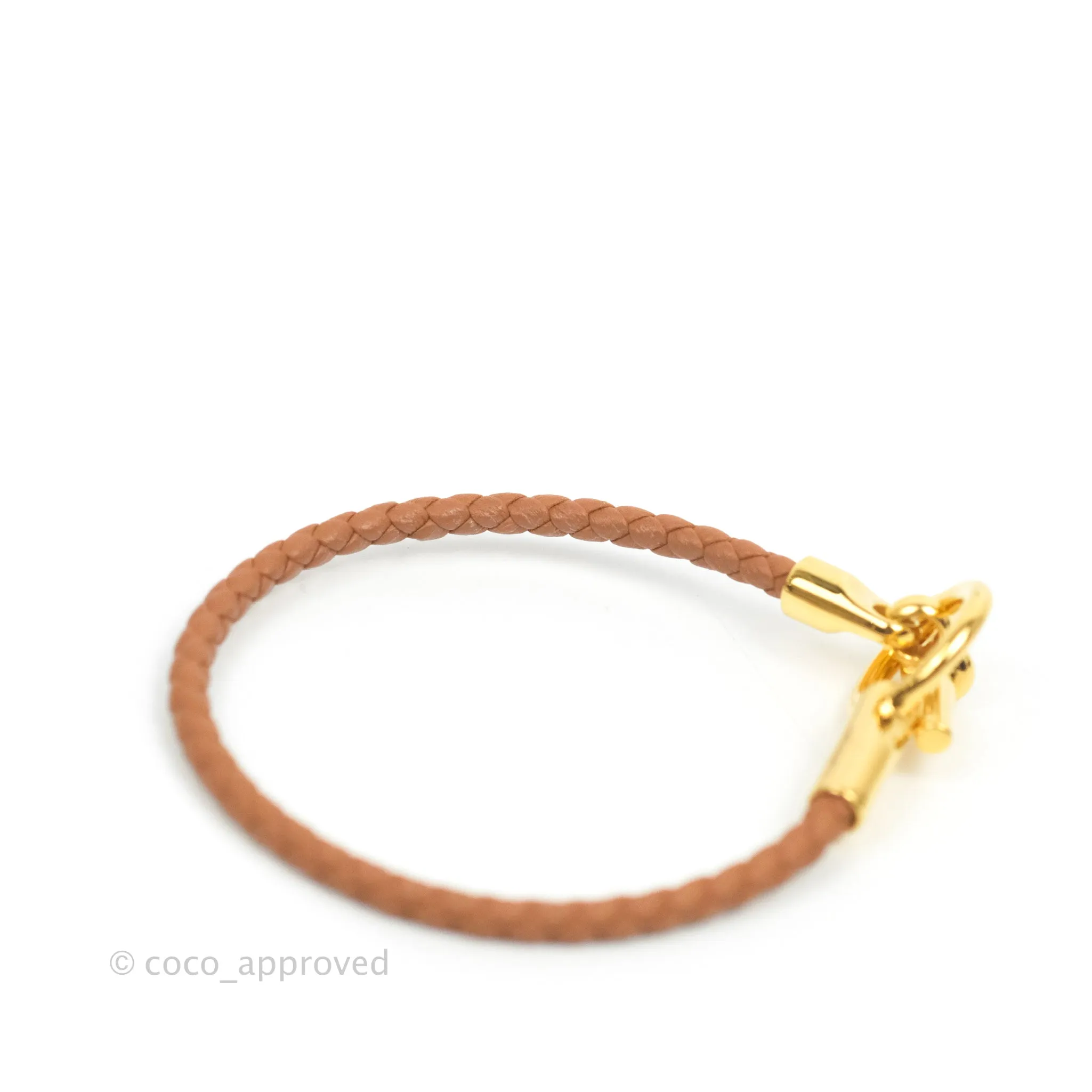 Hermes Glenan Bracelet Gold Swift