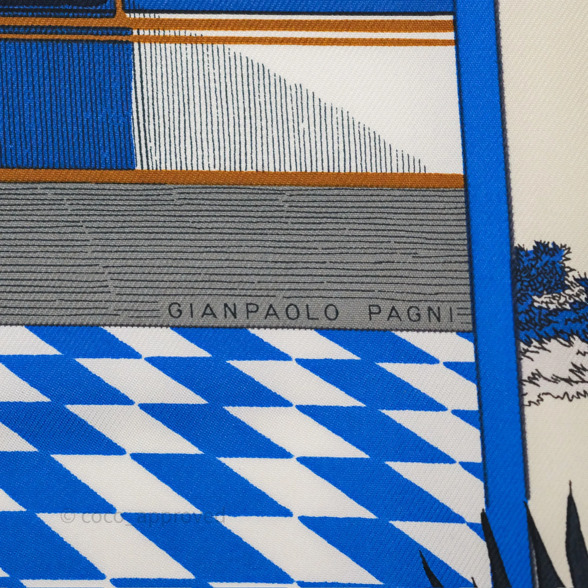 Hermes Grand Theatre Nouveau Silk Scarf 90