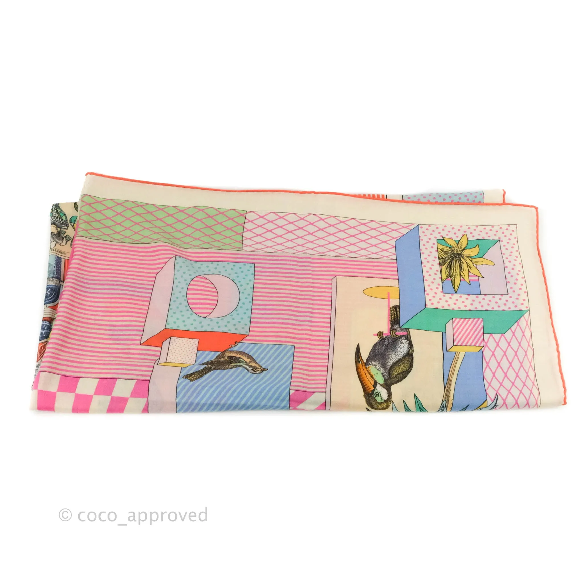 Hermes Grand Threatre Nouveau Shawl 140
