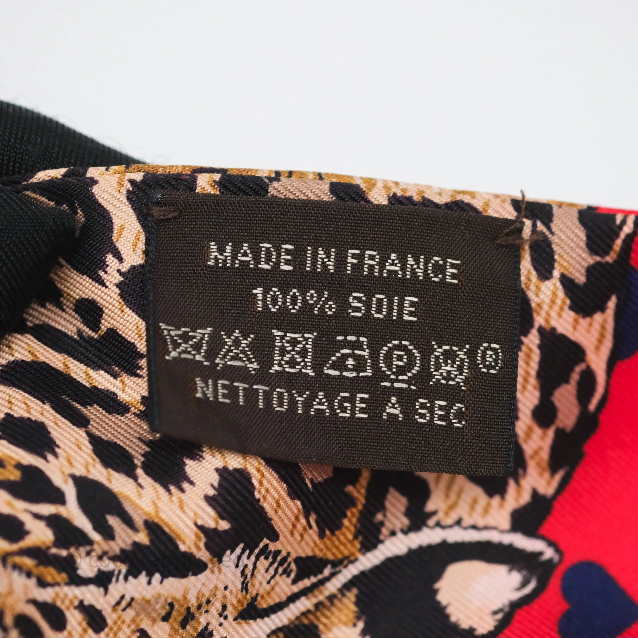 Hermes Jungle Love Love Silk Twilly