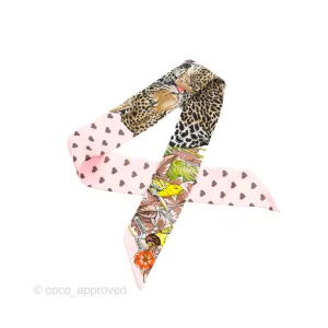 Hermes Jungle Love Love Silk Twilly