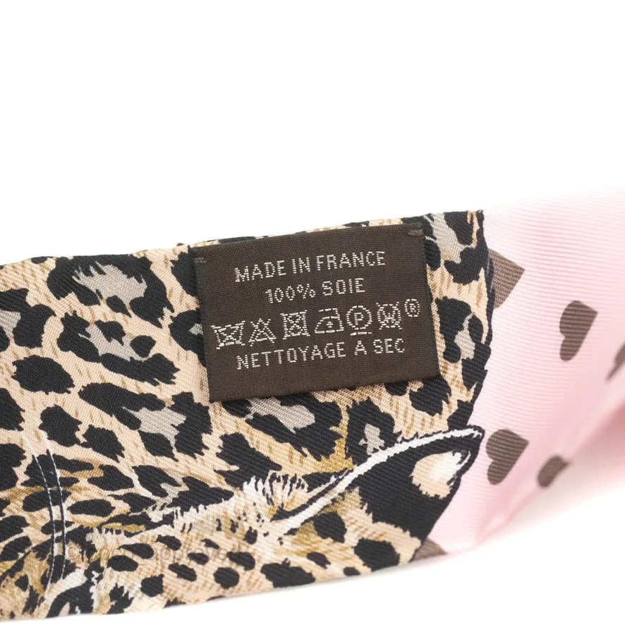 Hermes Jungle Love Love Silk Twilly