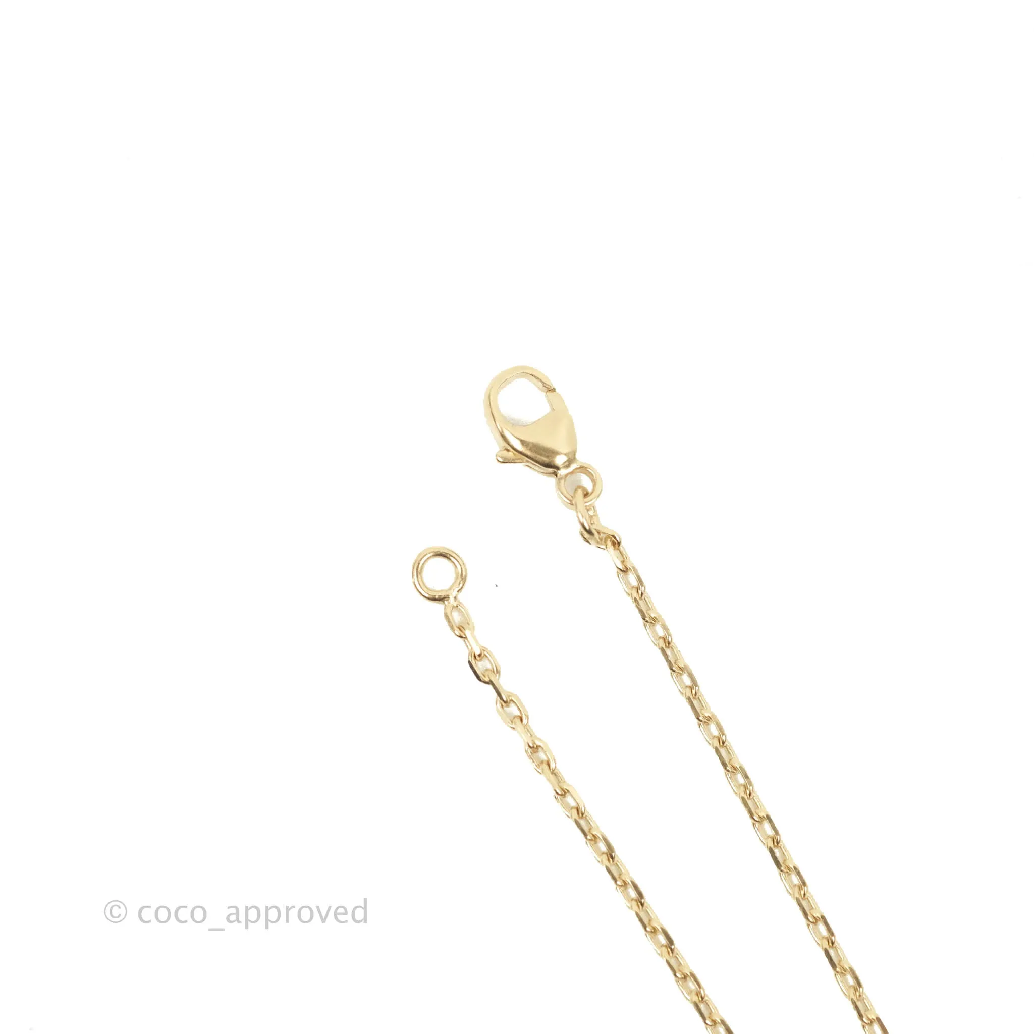 Hermes Kelly Boot Necklace Gold Tone