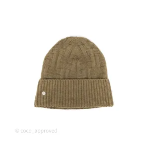Hermes Knit Beanie Wool Vert Treillis