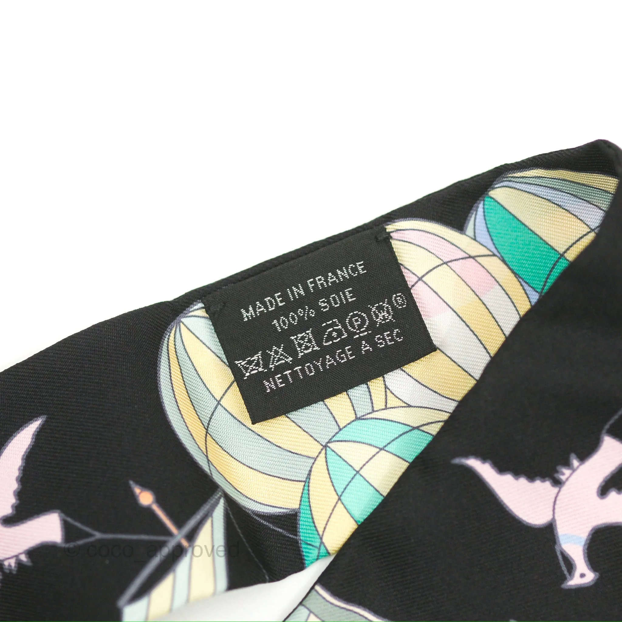 Hermes Les Folies du Ciel Silk Twilly