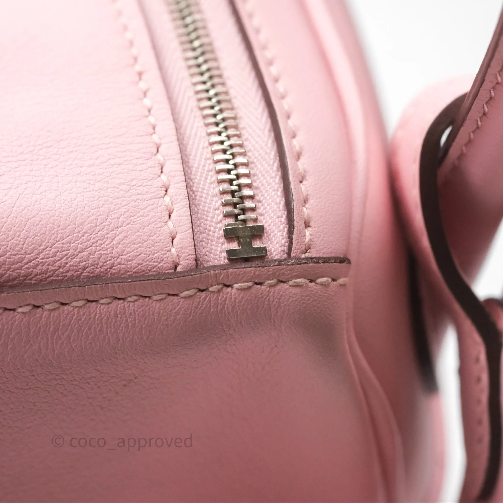 Hermes Lindy 26 Rose Sakura Pink 3Q Swift Palladium Hardware