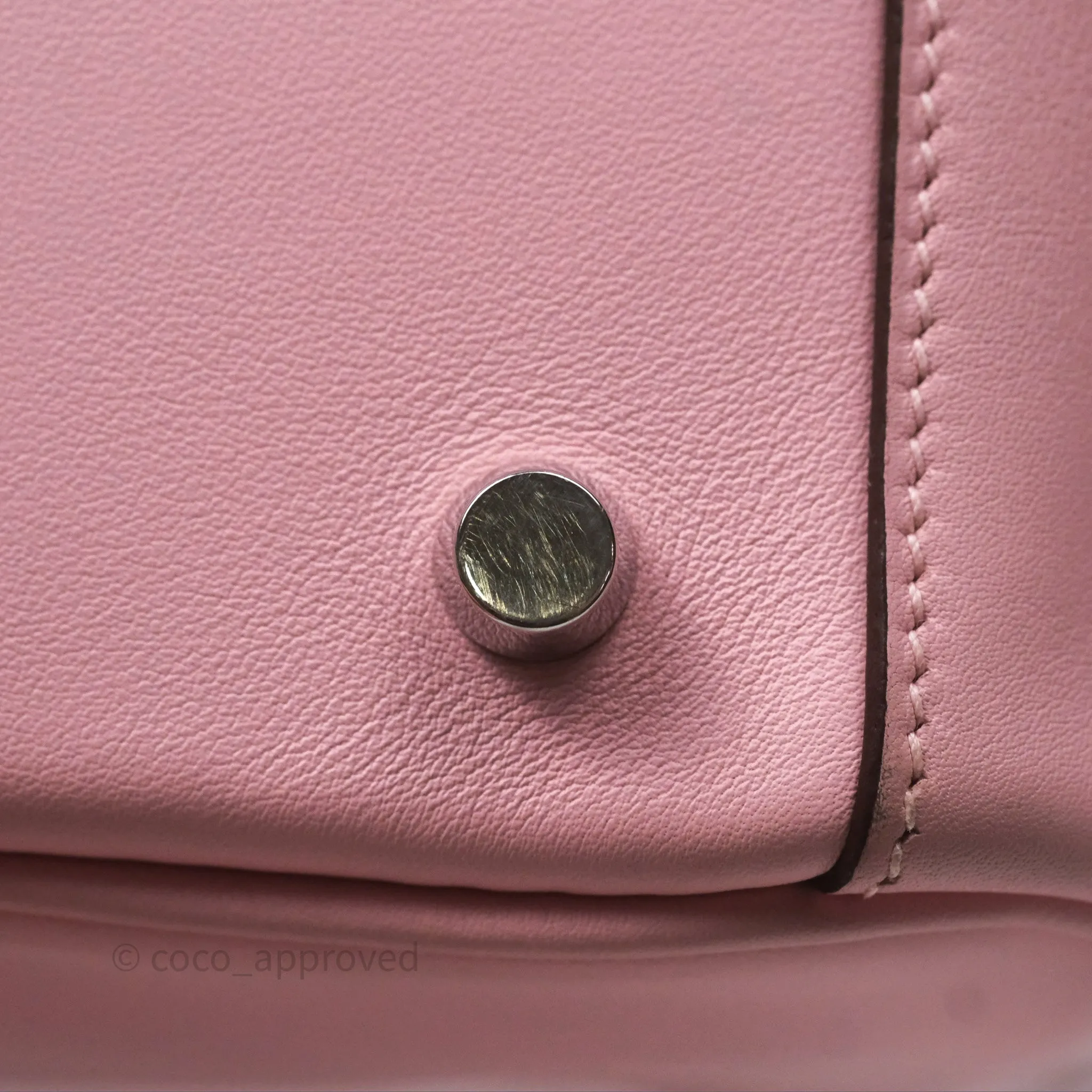 Hermes Lindy 26 Rose Sakura Pink 3Q Swift Palladium Hardware