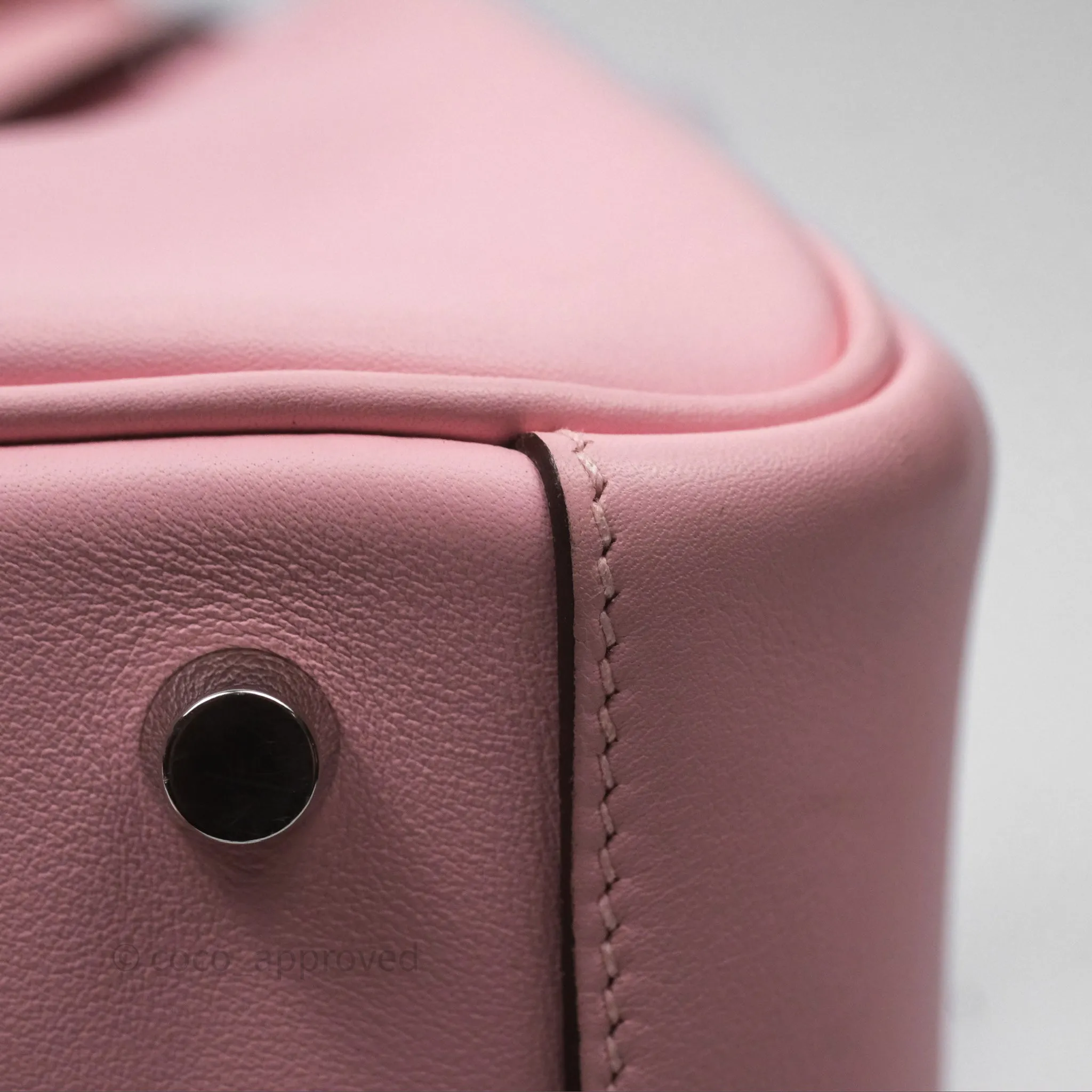 Hermes Lindy 26 Rose Sakura Pink 3Q Swift Palladium Hardware