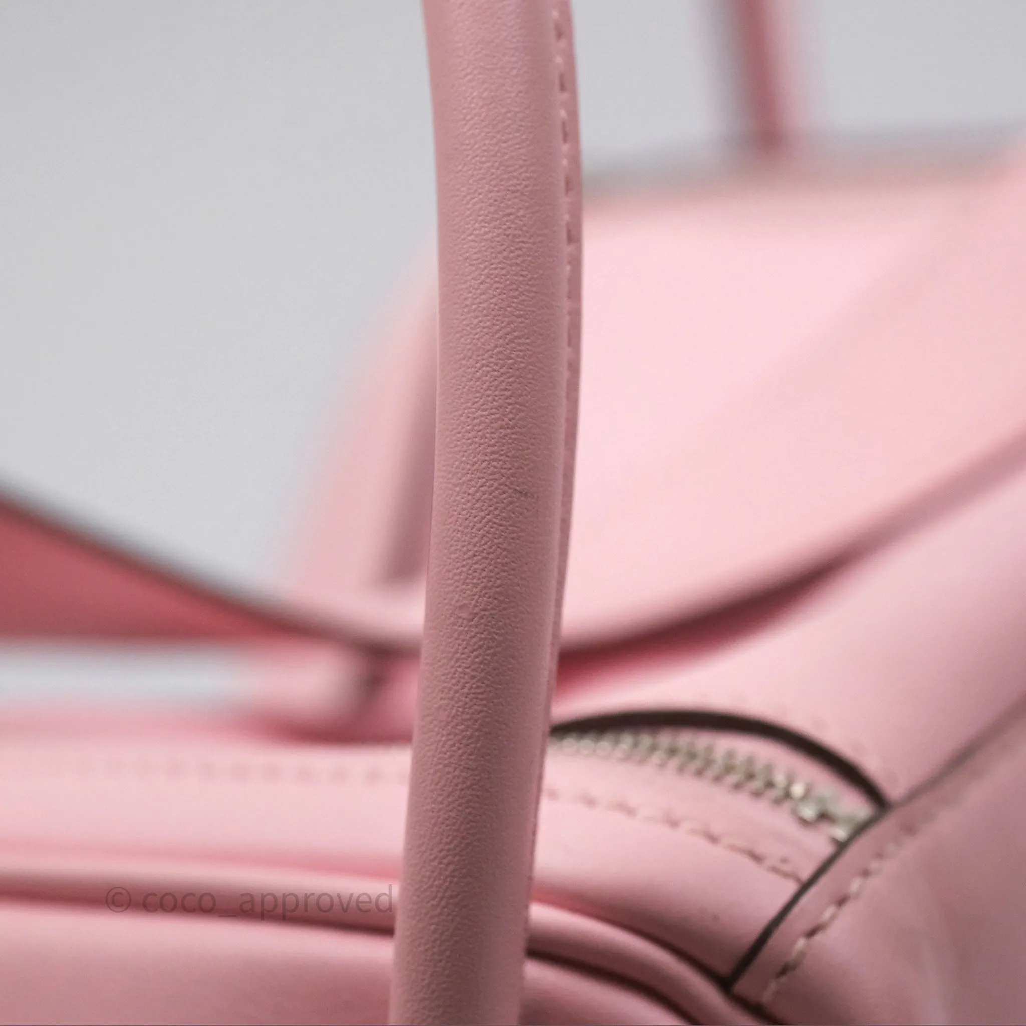 Hermes Lindy 26 Rose Sakura Pink 3Q Swift Palladium Hardware