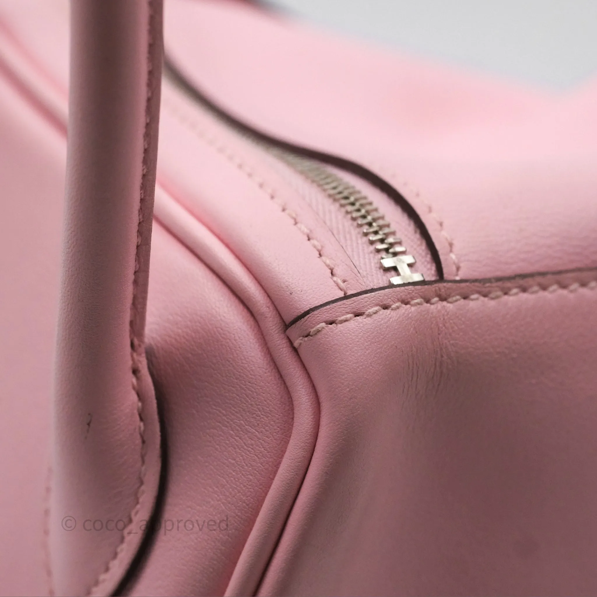 Hermes Lindy 26 Rose Sakura Pink 3Q Swift Palladium Hardware