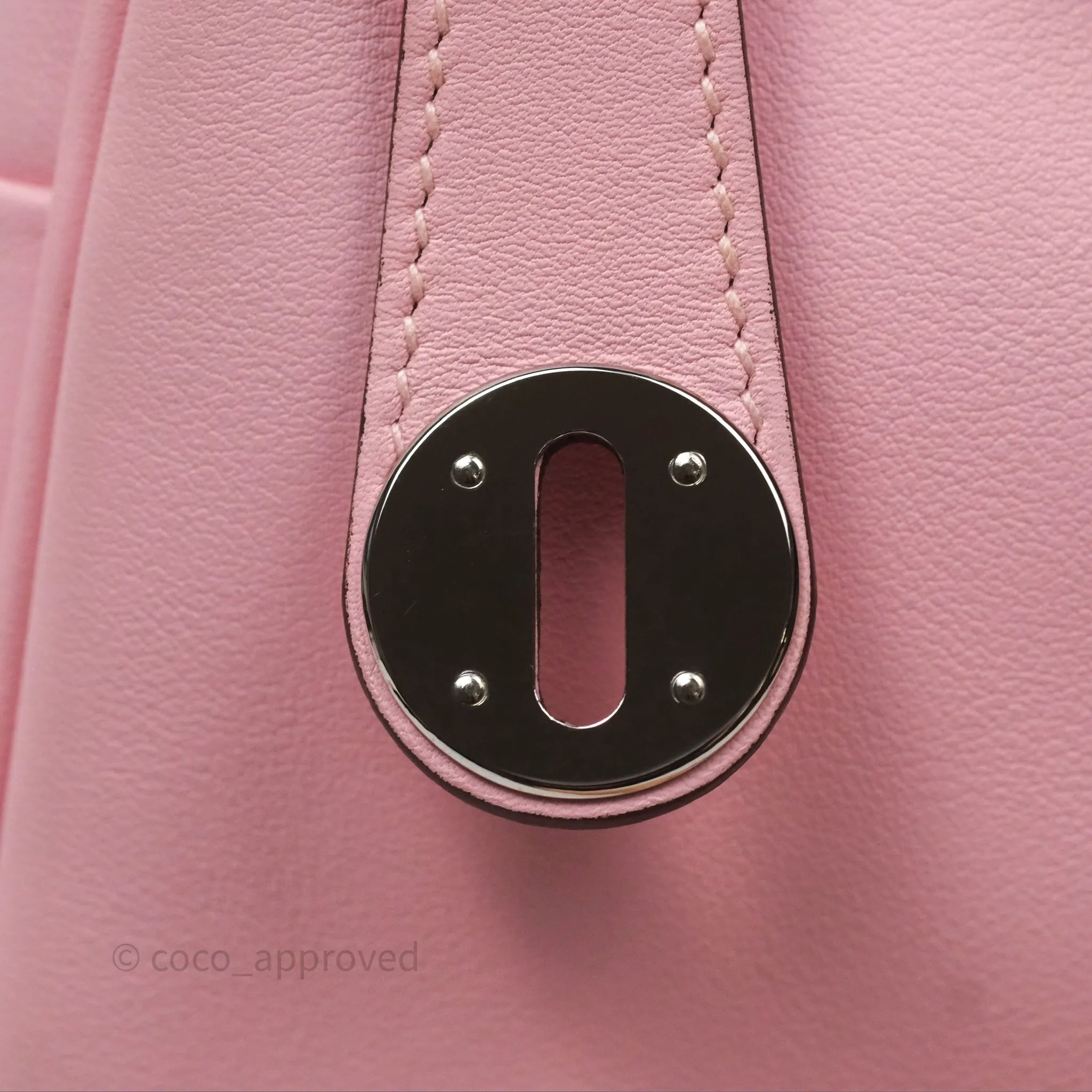 Hermes Lindy 26 Rose Sakura Pink 3Q Swift Palladium Hardware