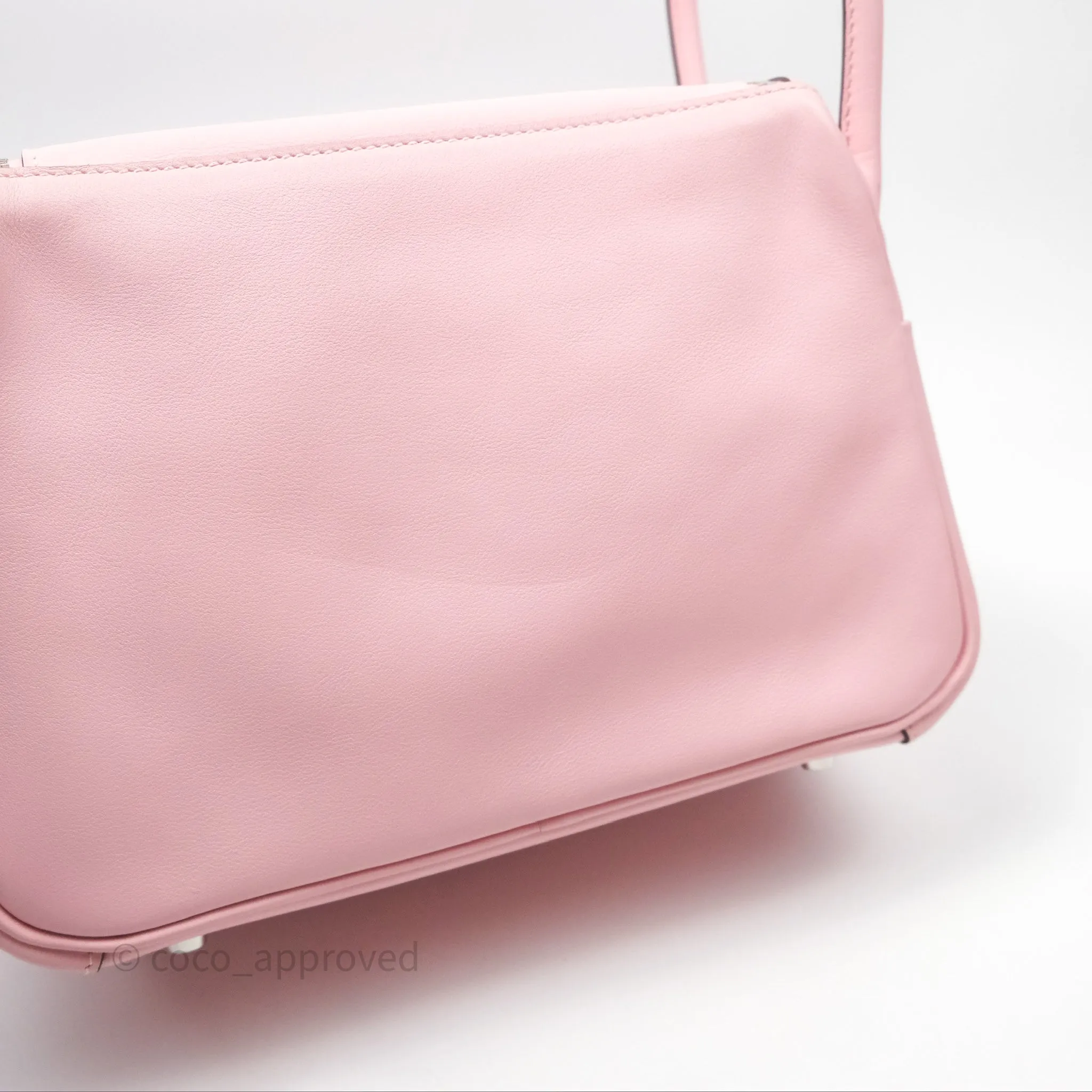 Hermes Lindy 26 Rose Sakura Pink 3Q Swift Palladium Hardware