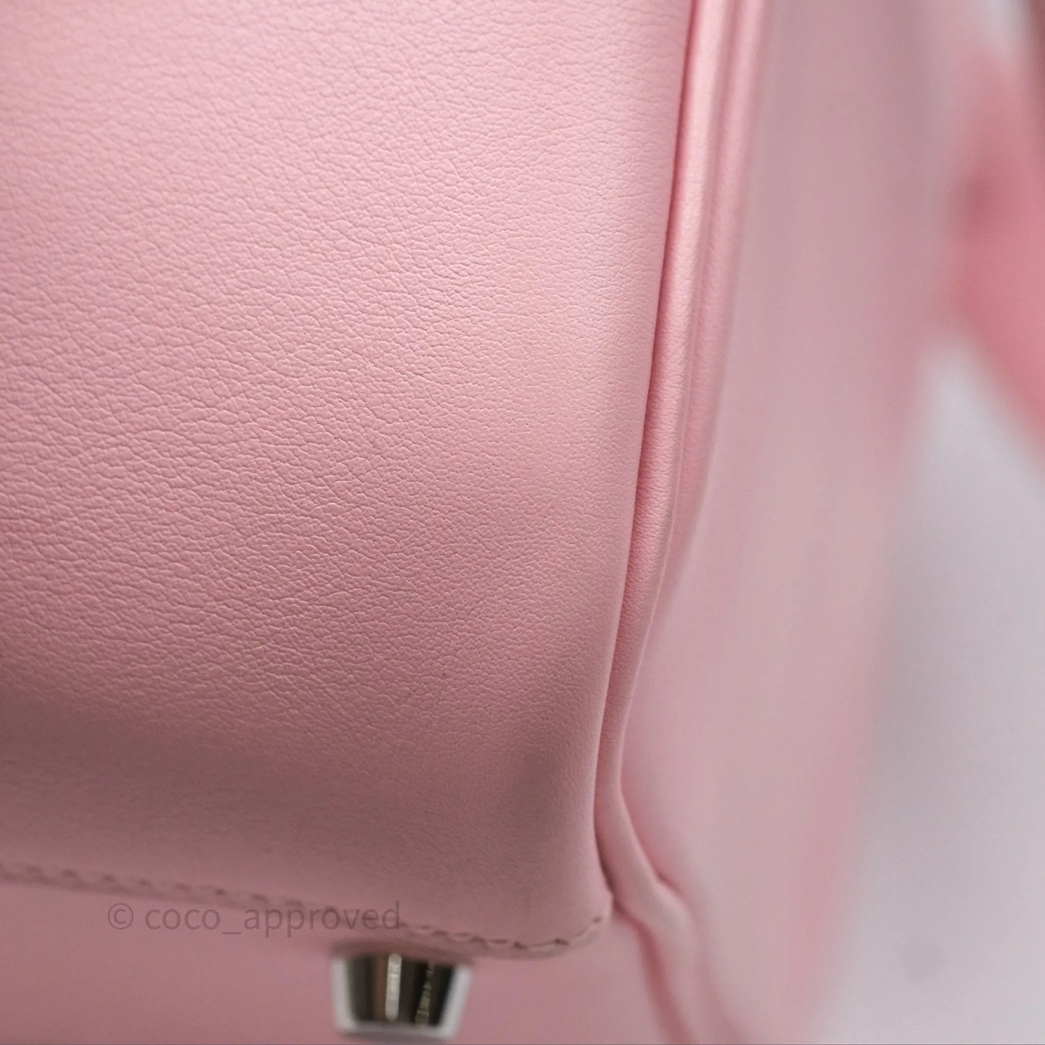 Hermes Lindy 26 Rose Sakura Pink 3Q Swift Palladium Hardware