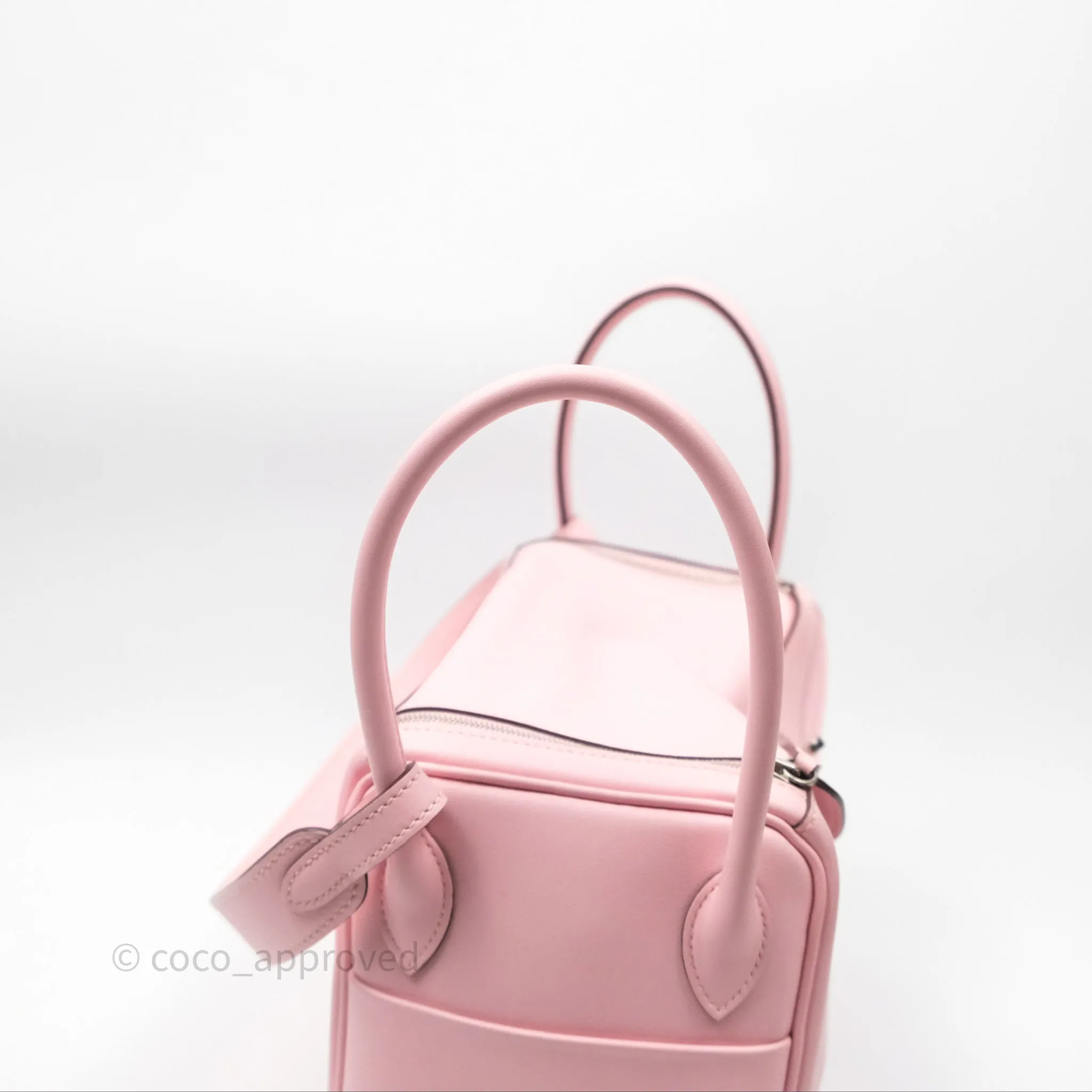 Hermes Lindy 26 Rose Sakura Pink 3Q Swift Palladium Hardware
