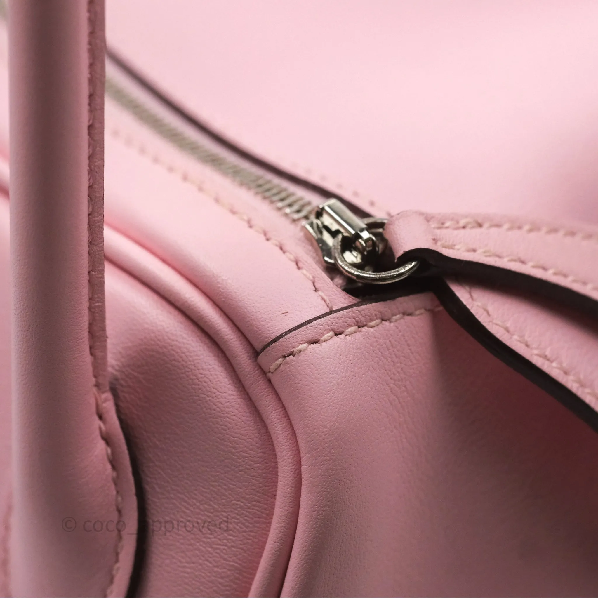 Hermes Lindy 26 Rose Sakura Pink 3Q Swift Palladium Hardware