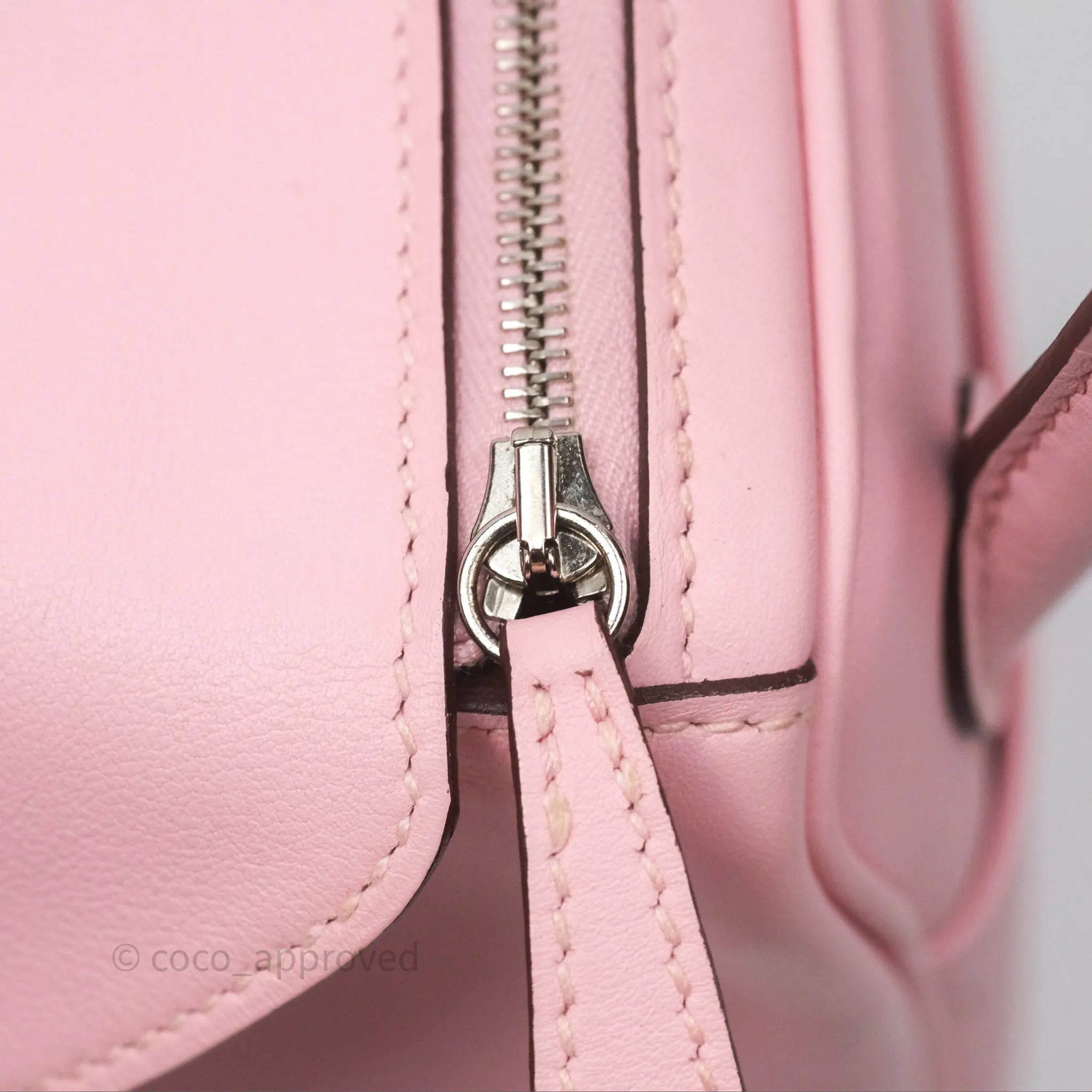 Hermes Lindy 26 Rose Sakura Pink 3Q Swift Palladium Hardware